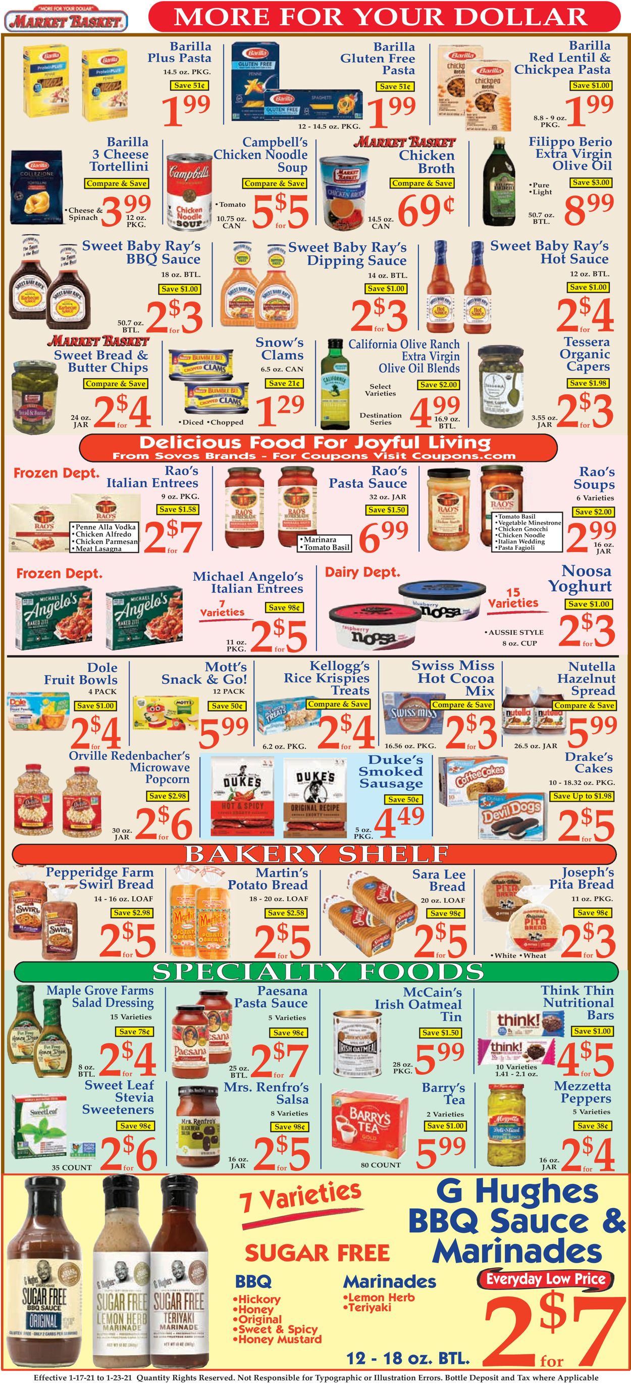 Market Basket Weekly Ad Circular - valid 01/17-01/23/2021 (Page 7)