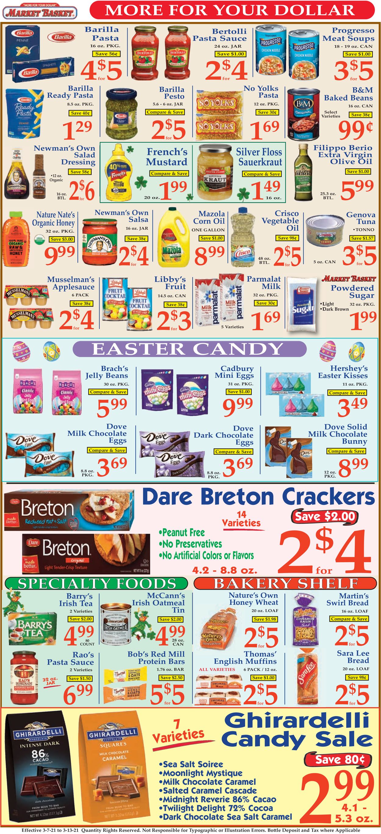 Market Basket Weekly Ad Circular - valid 03/07-03/13/2021 (Page 7)