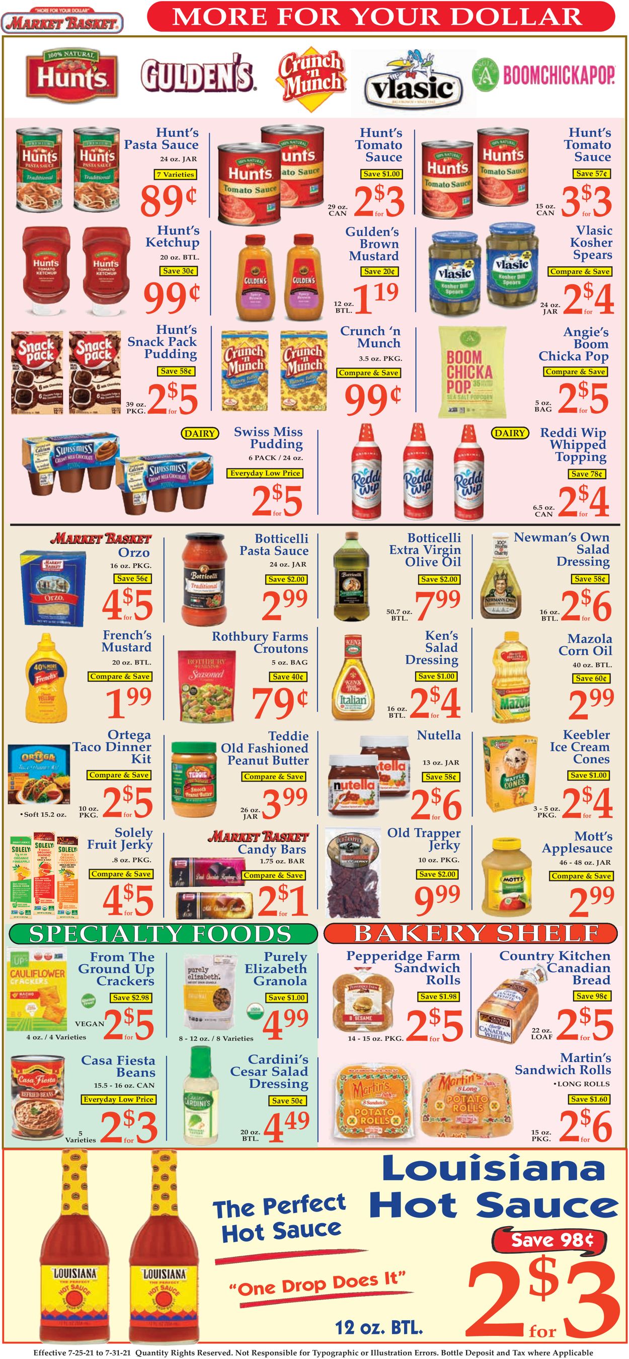 Market Basket Weekly Ad Circular - valid 07/25-07/31/2021 (Page 7)