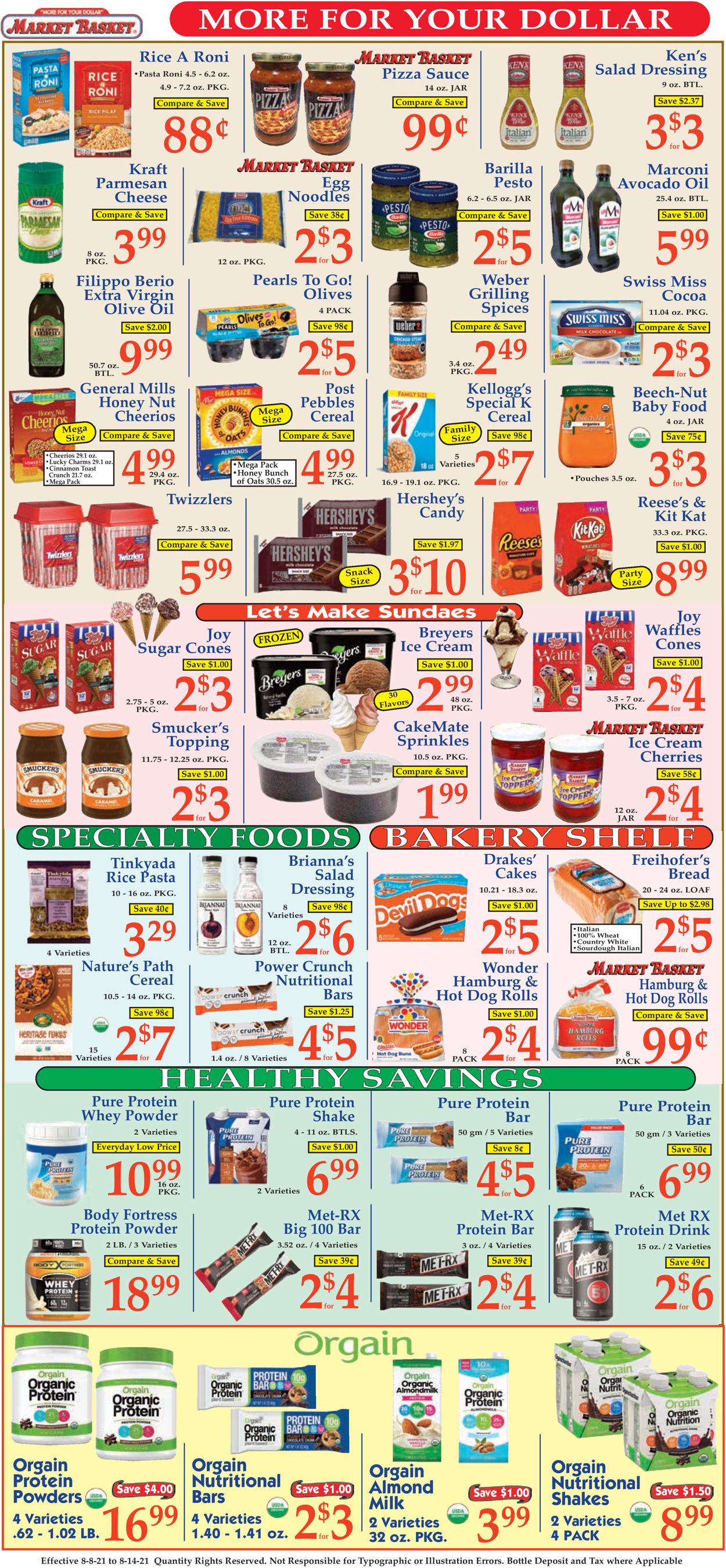 Market Basket Weekly Ad Circular - valid 08/08-08/14/2021 (Page 7)