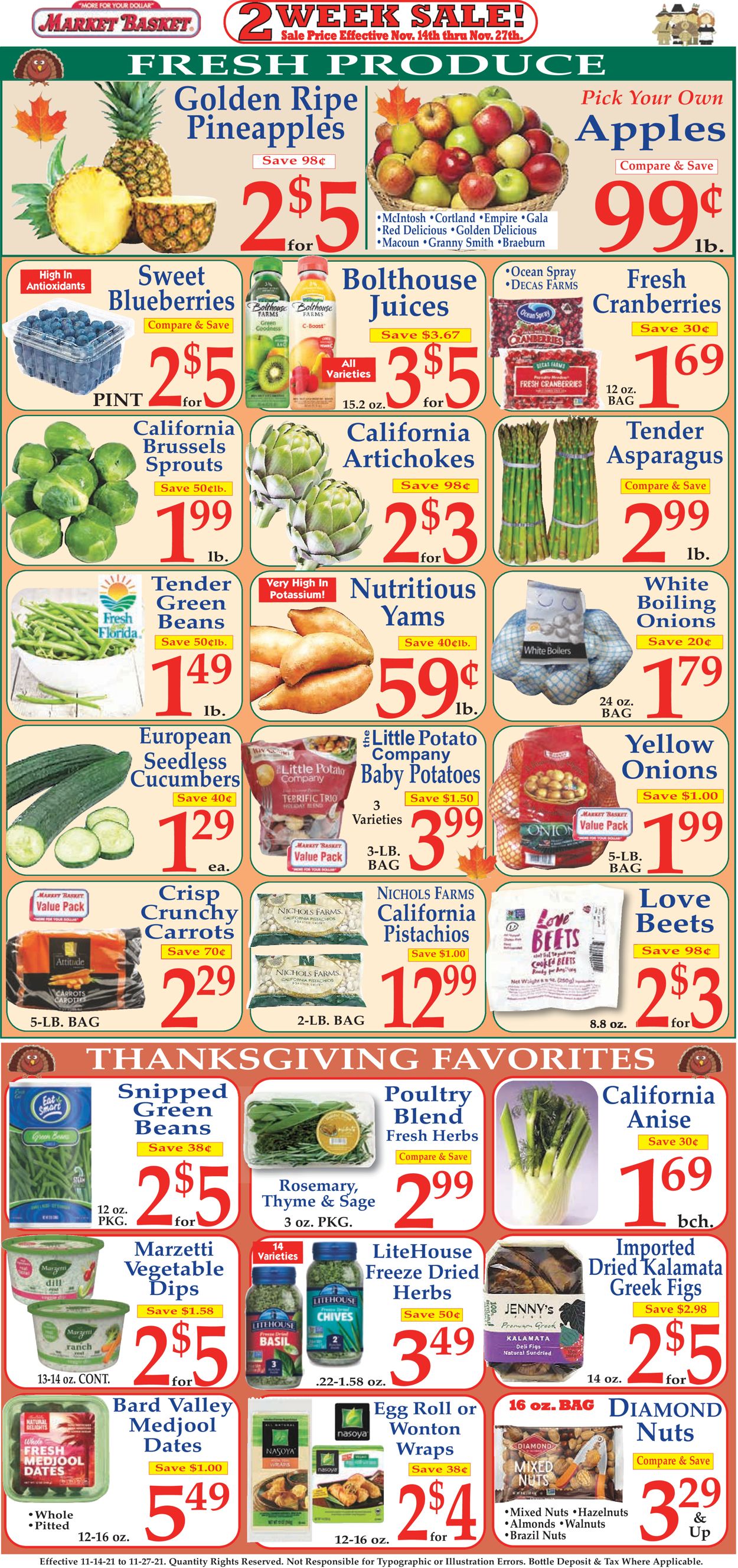 Market Basket Weekly Ad Circular - valid 11/14-11/27/2021 (Page 8)