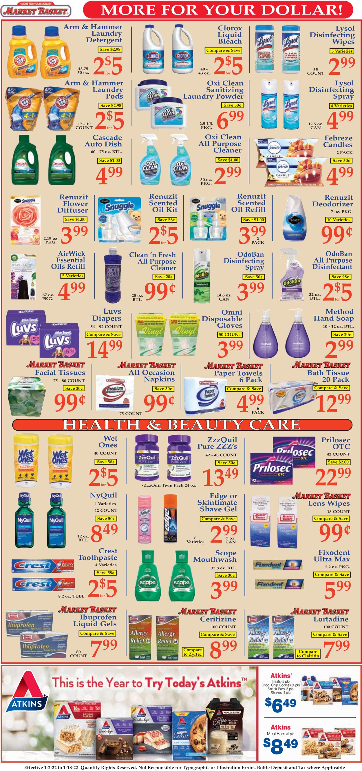 Market Basket Weekly Ad Circular - valid 01/02-01/08/2022 (Page 9)