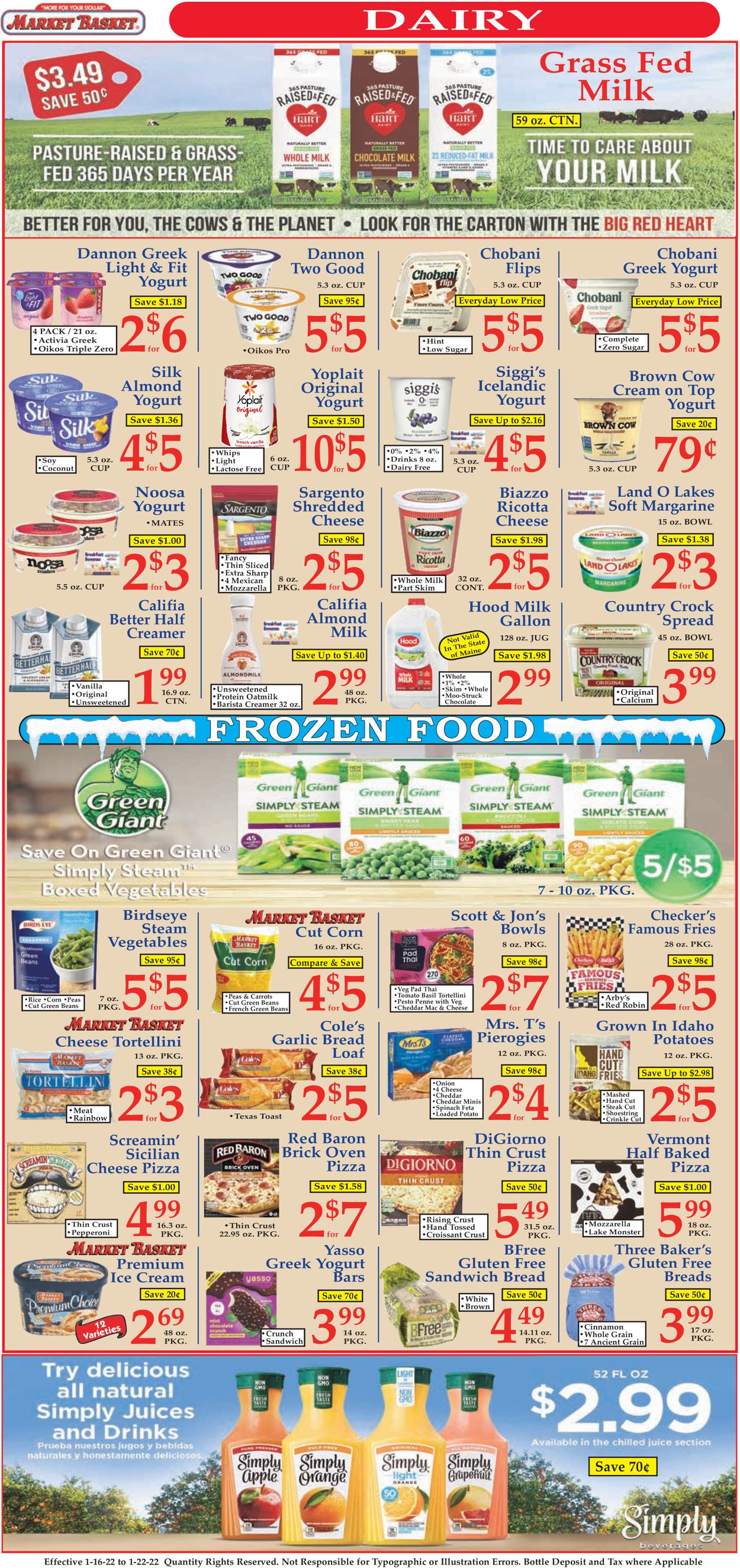 Market Basket Weekly Ad Circular - valid 01/16-01/22/2022 (Page 6)