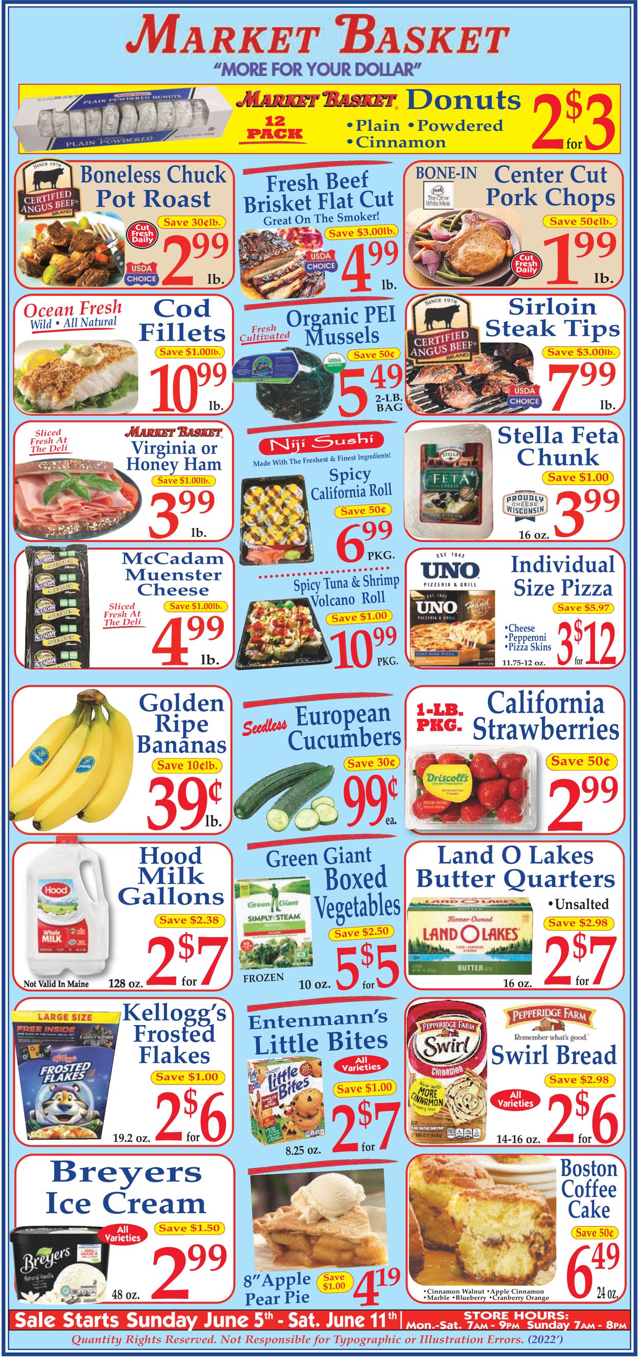 Market Basket Weekly Ad Circular - valid 06/05-06/11/2022