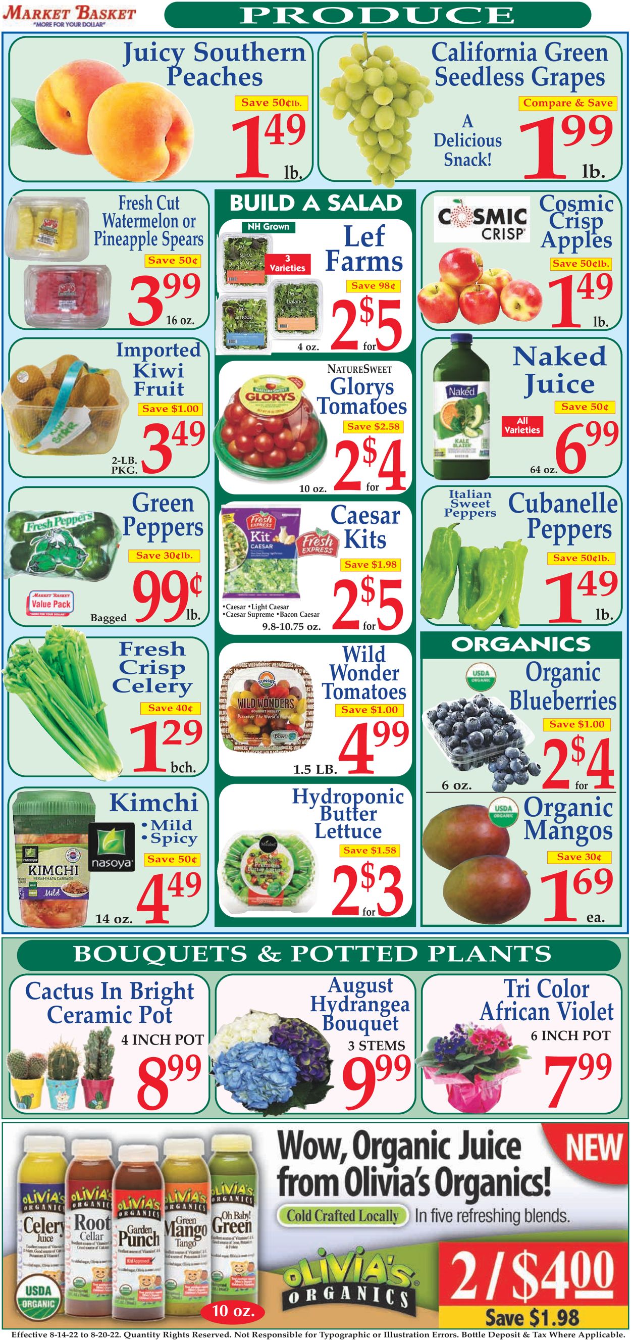 Market Basket Weekly Ad Circular - valid 08/14-08/20/2022 (Page 2)