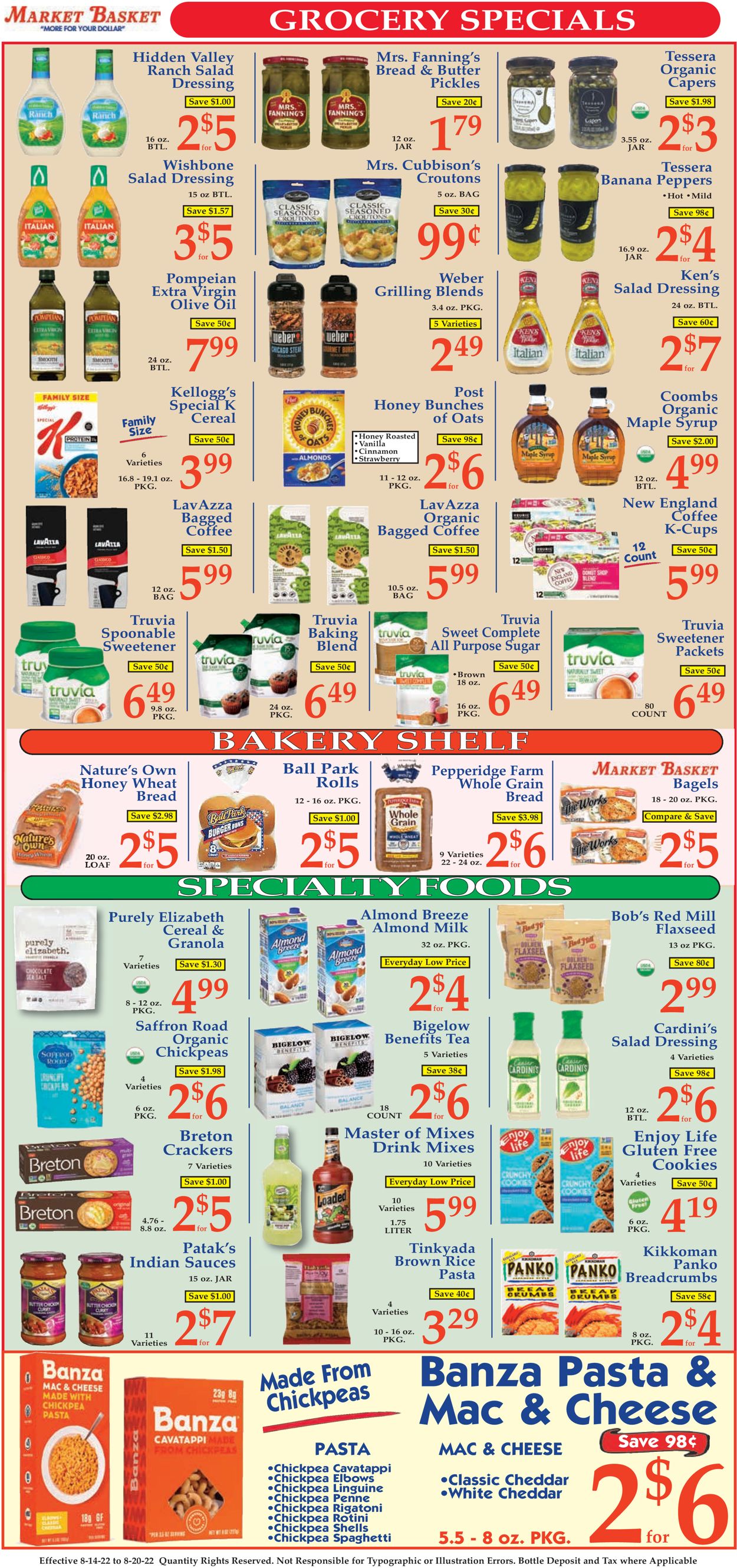 Market Basket Weekly Ad Circular - valid 08/14-08/20/2022 (Page 7)