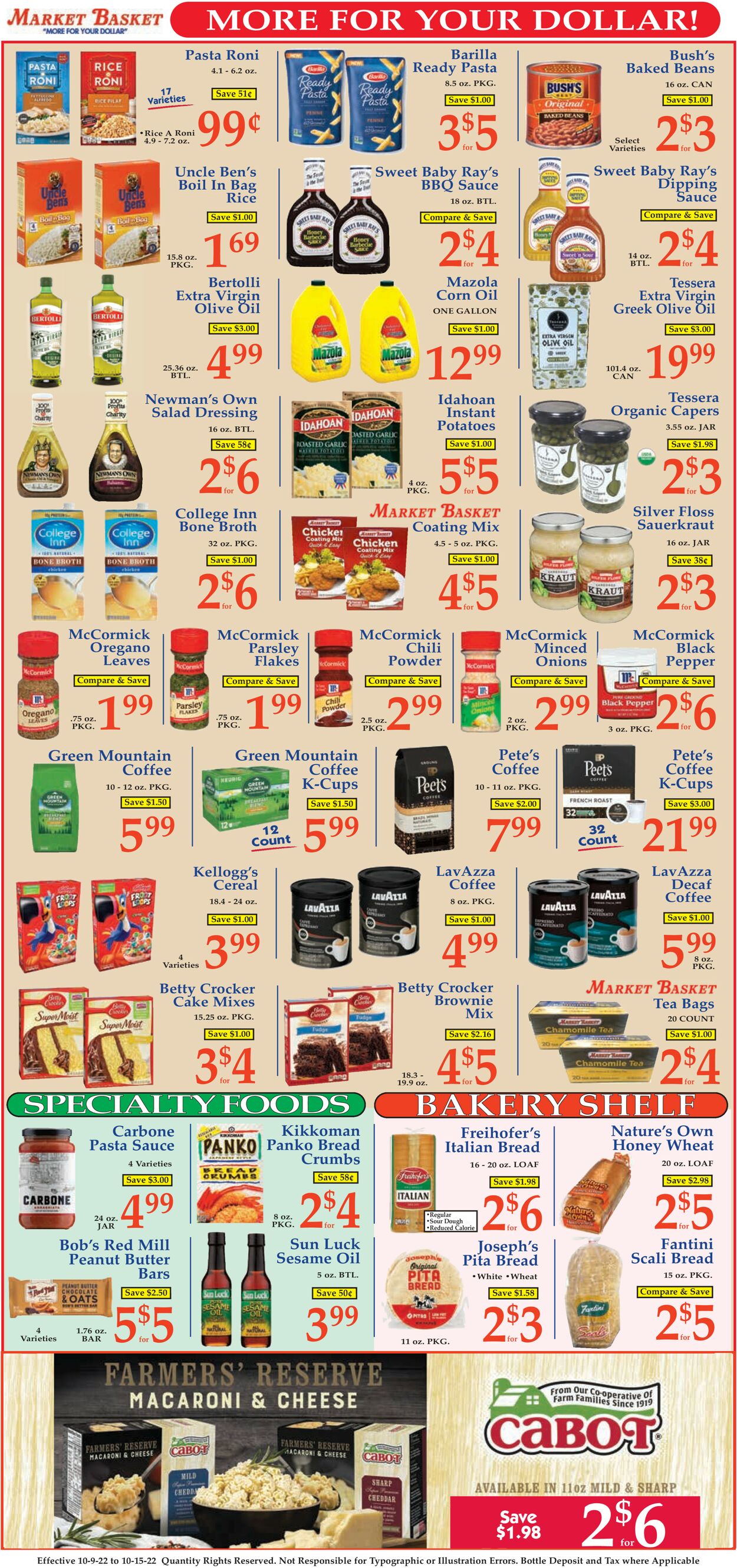 Market Basket Weekly Ad Circular - valid 10/09-10/15/2022 (Page 7)