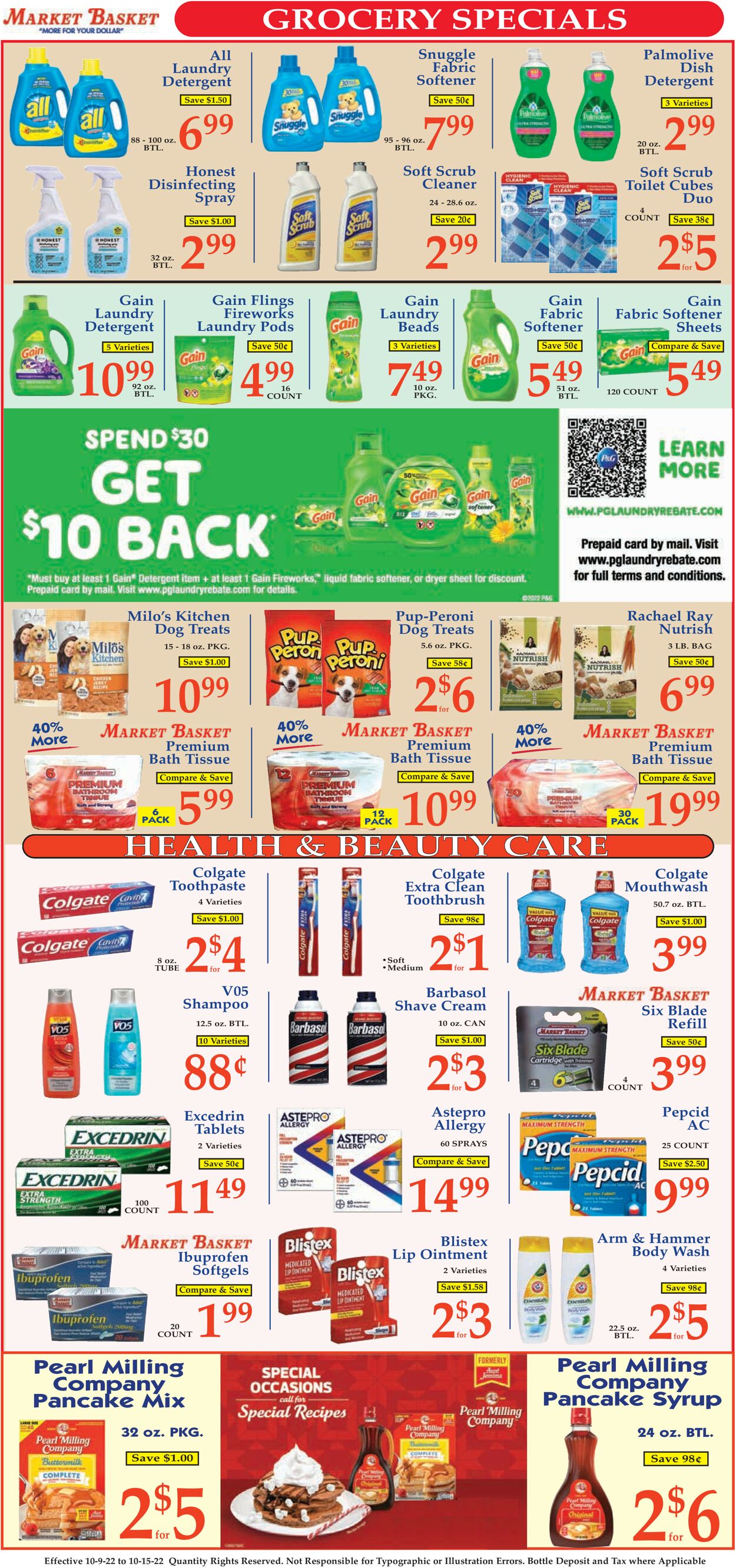 Market Basket Weekly Ad Circular - valid 10/09-10/15/2022 (Page 9)
