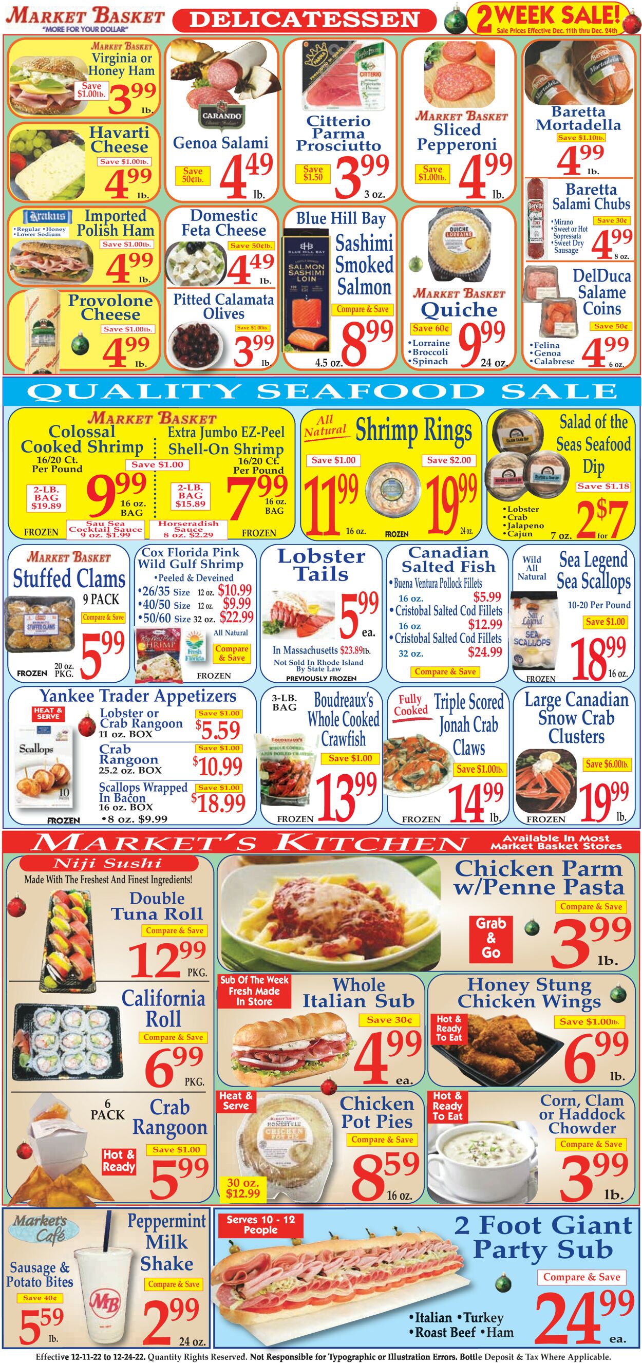 Market Basket Weekly Ad Circular - valid 12/11-12/24/2022 (Page 2)