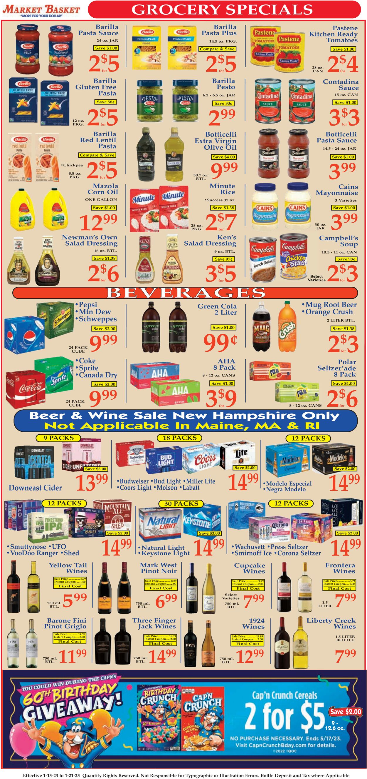 Market Basket Weekly Ad Circular - valid 01/13-01/21/2023 (Page 8)