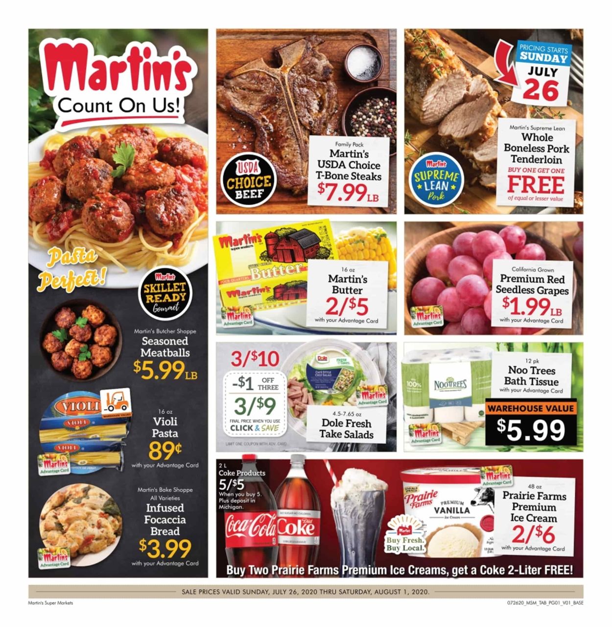 Martin’s Weekly Ad Circular - valid 07/26-08/01/2020