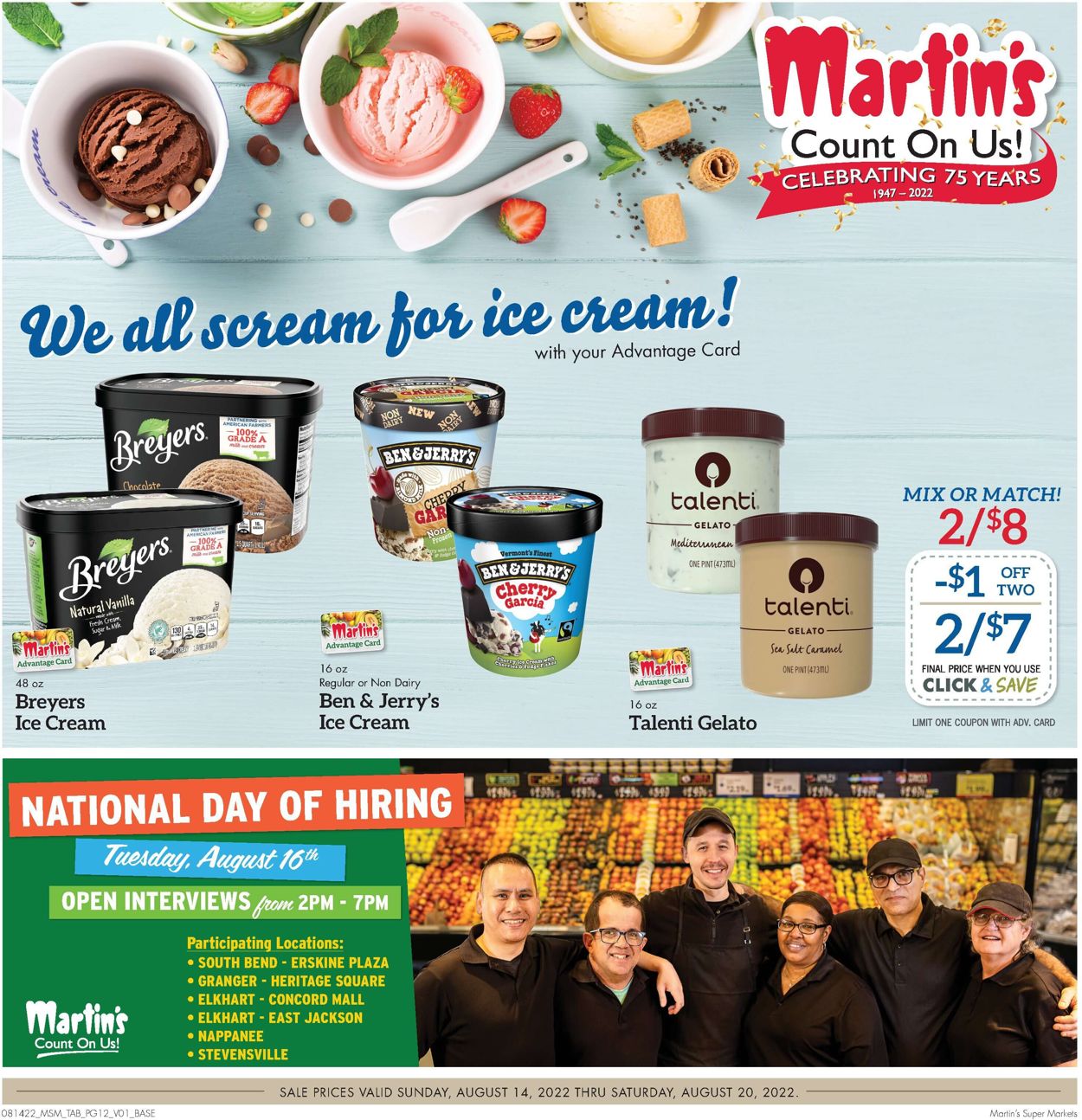 Martin’s Weekly Ad Circular - valid 08/14-08/20/2022 (Page 12)