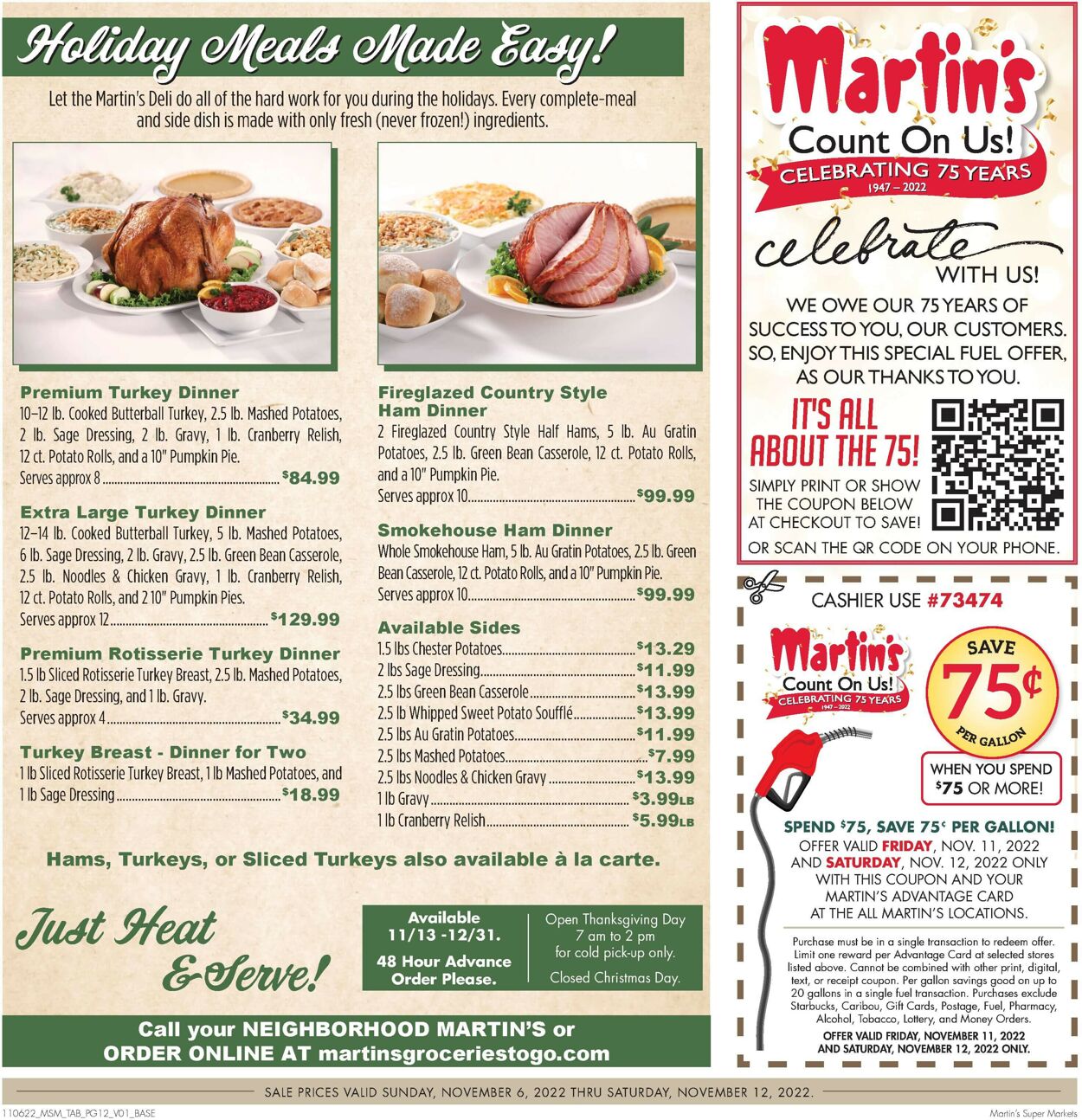 Martin’s Weekly Ad Circular - valid 11/06-11/12/2022 (Page 12)