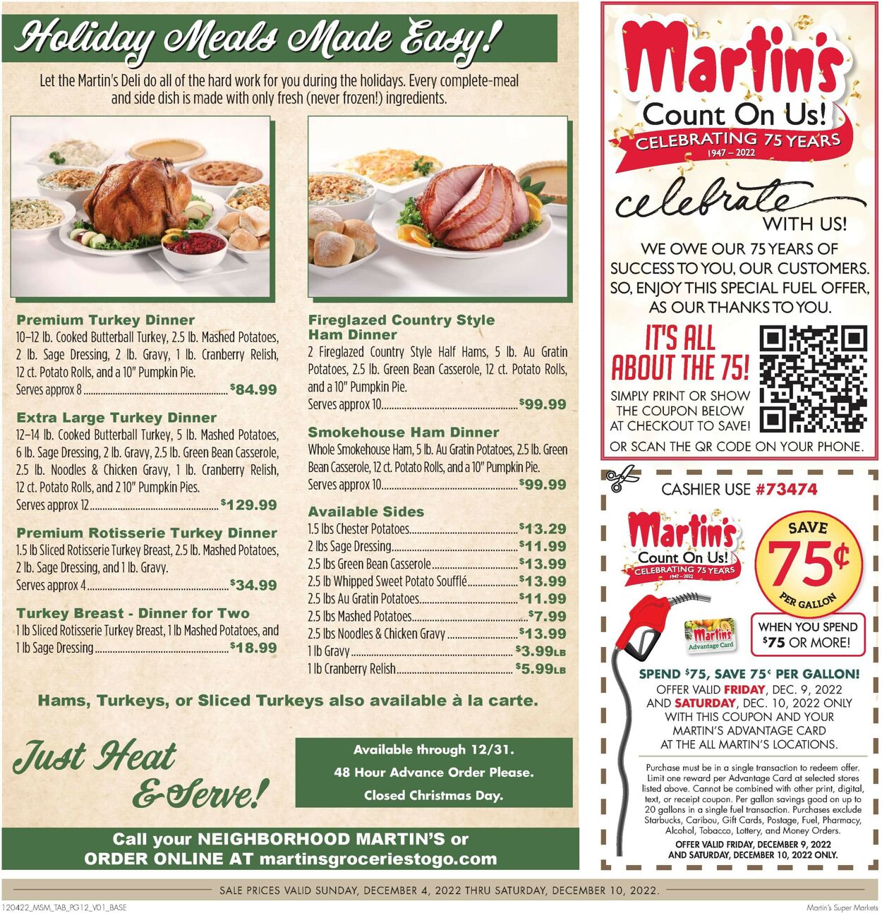 Martin’s Weekly Ad Circular - valid 12/04-12/10/2022 (Page 12)