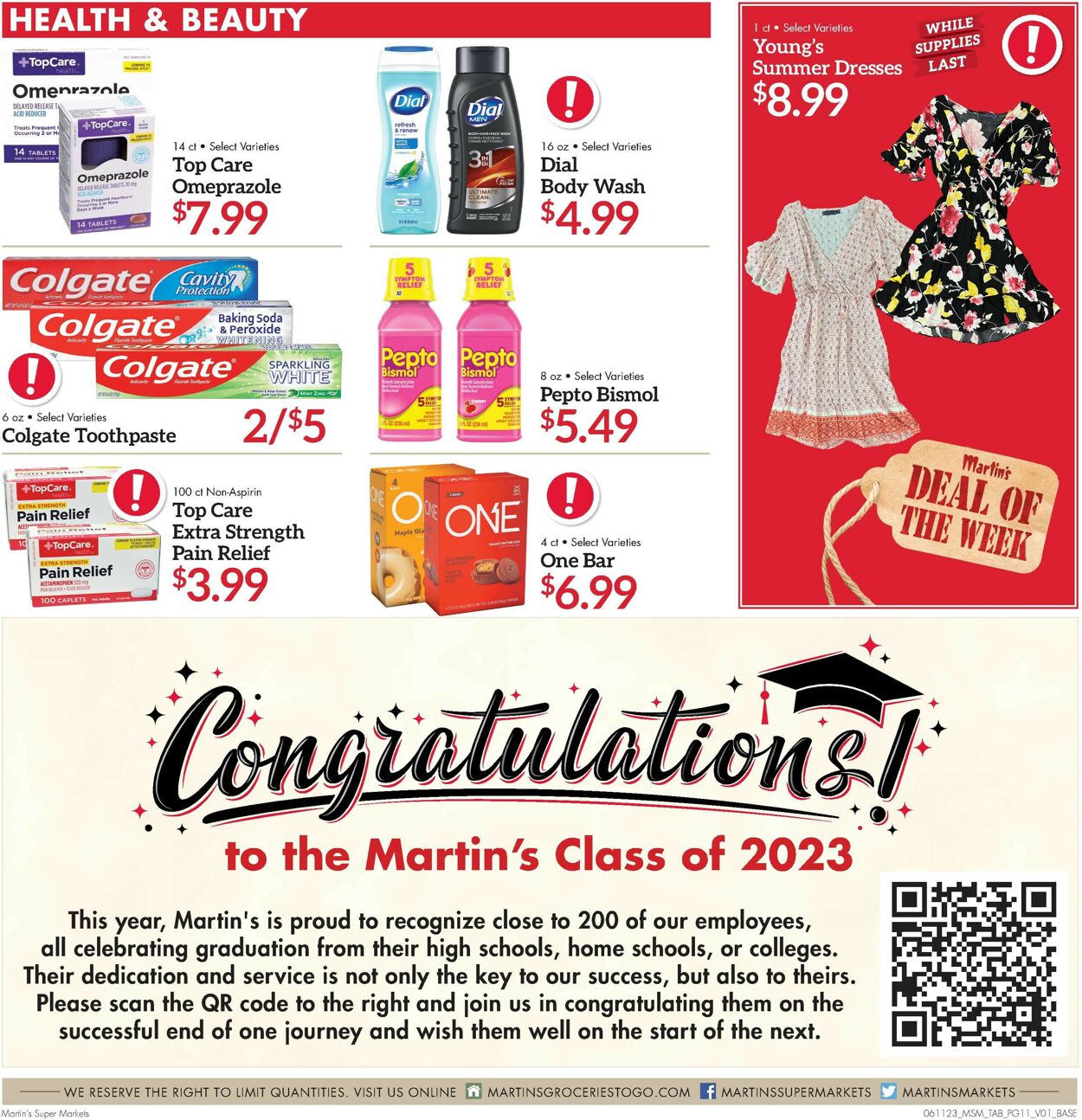 Martin’s Weekly Ad Circular - valid 06/11-06/17/2023 (Page 11)