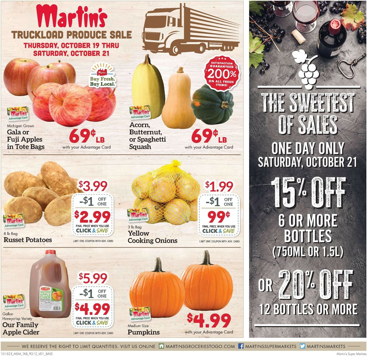 Martin’s Weekly Ad Circular - valid 10/15-10/21/2023 (Page 12)