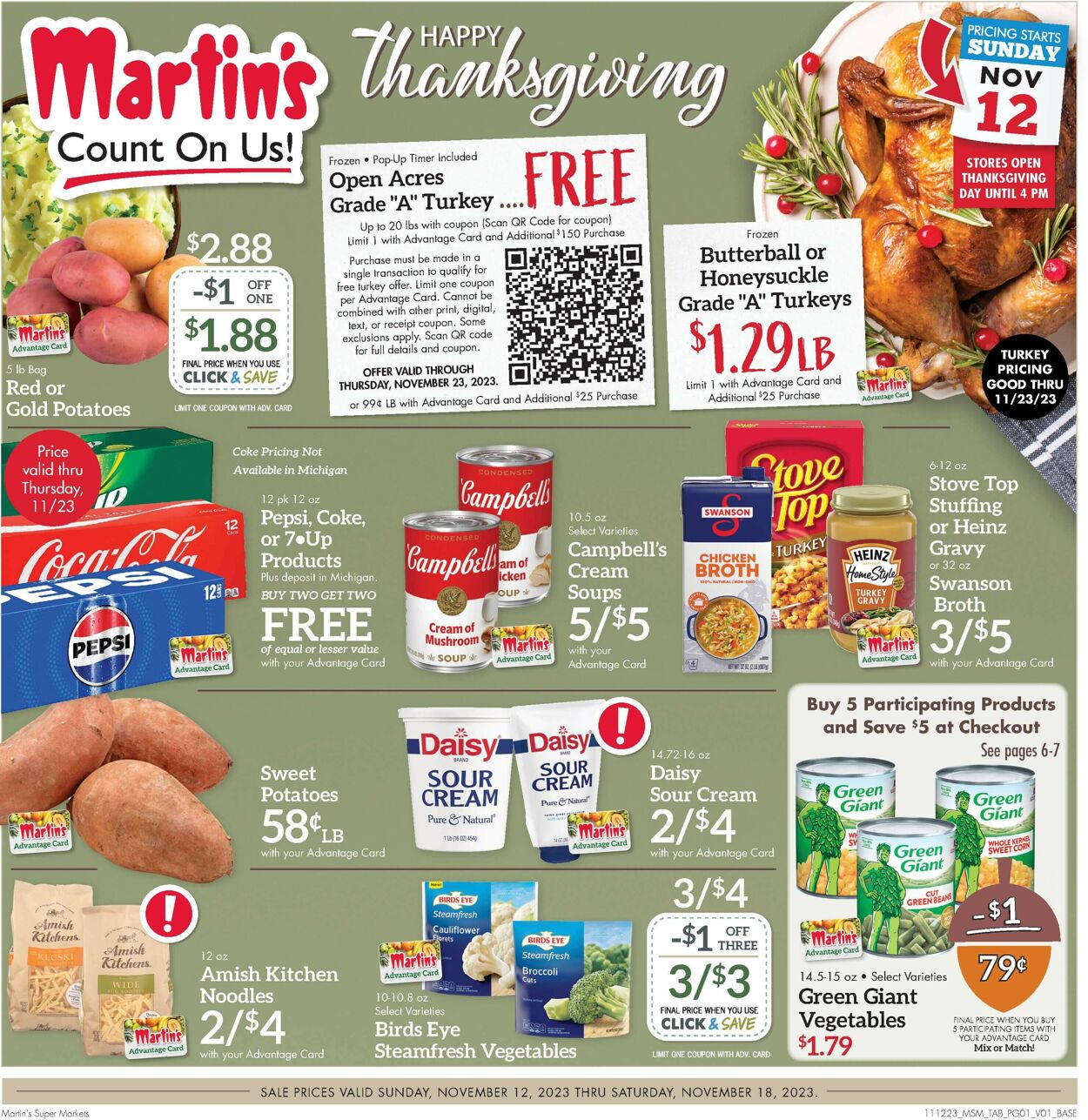 Martin’s Weekly Ad Circular - valid 11/12-11/18/2023