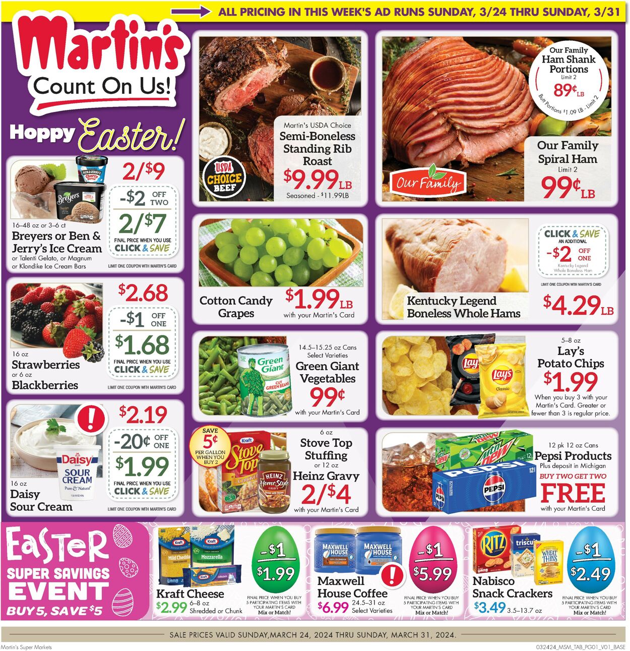 Martin’s Weekly Ad Circular - valid 03/24-03/31/2024