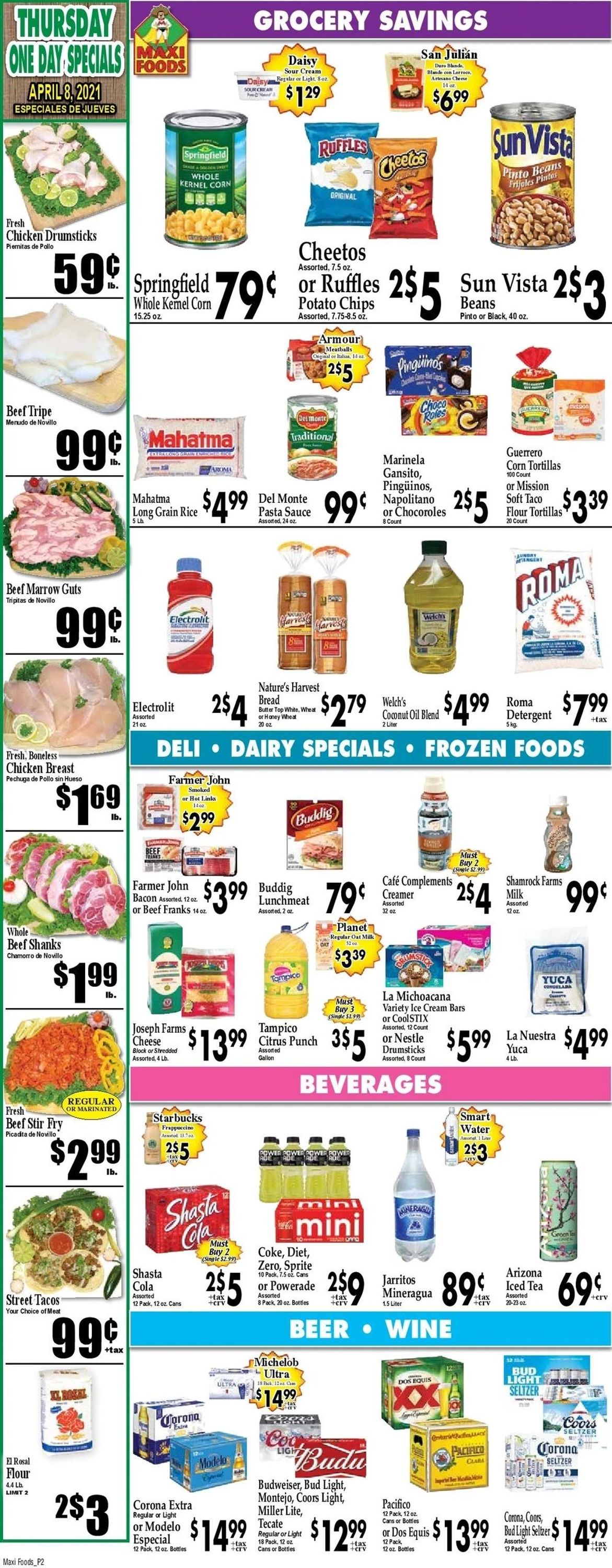 Maxi Foods Weekly Ad Circular - valid 04/07-04/13/2021 (Page 4)