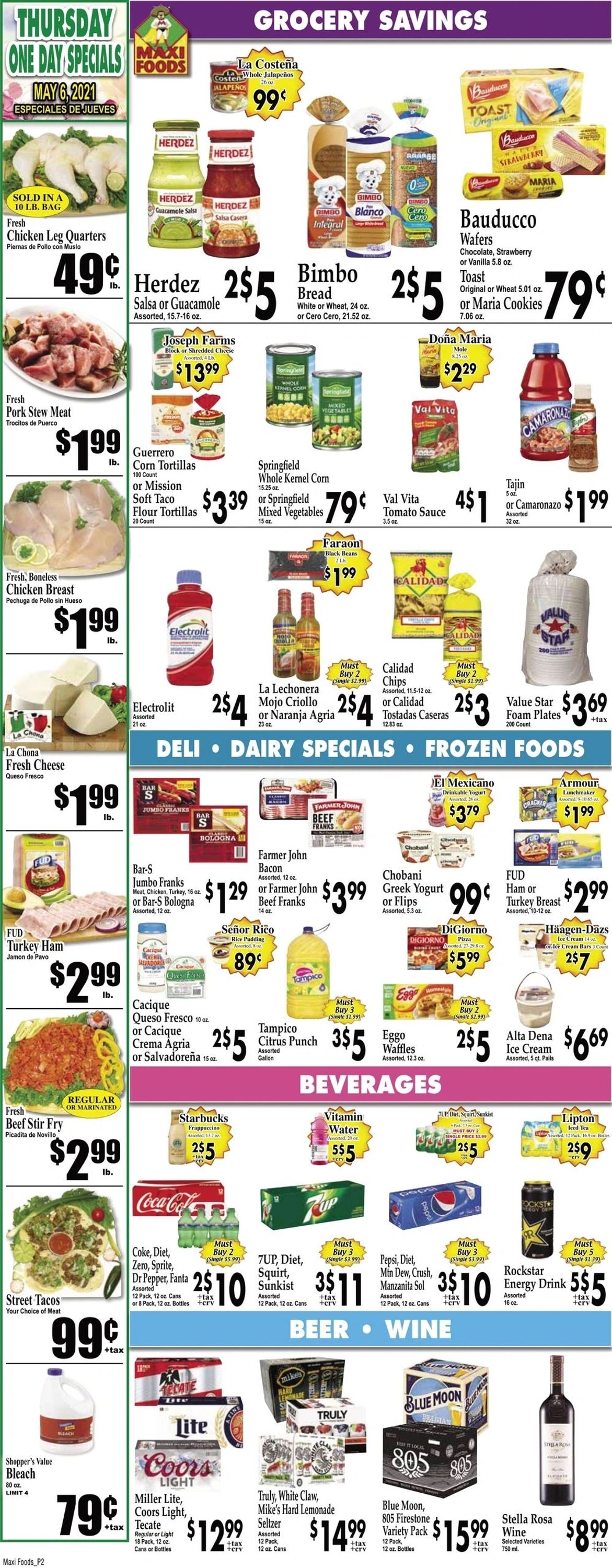 Maxi Foods Weekly Ad Circular - valid 05/05-05/11/2021 (Page 4)