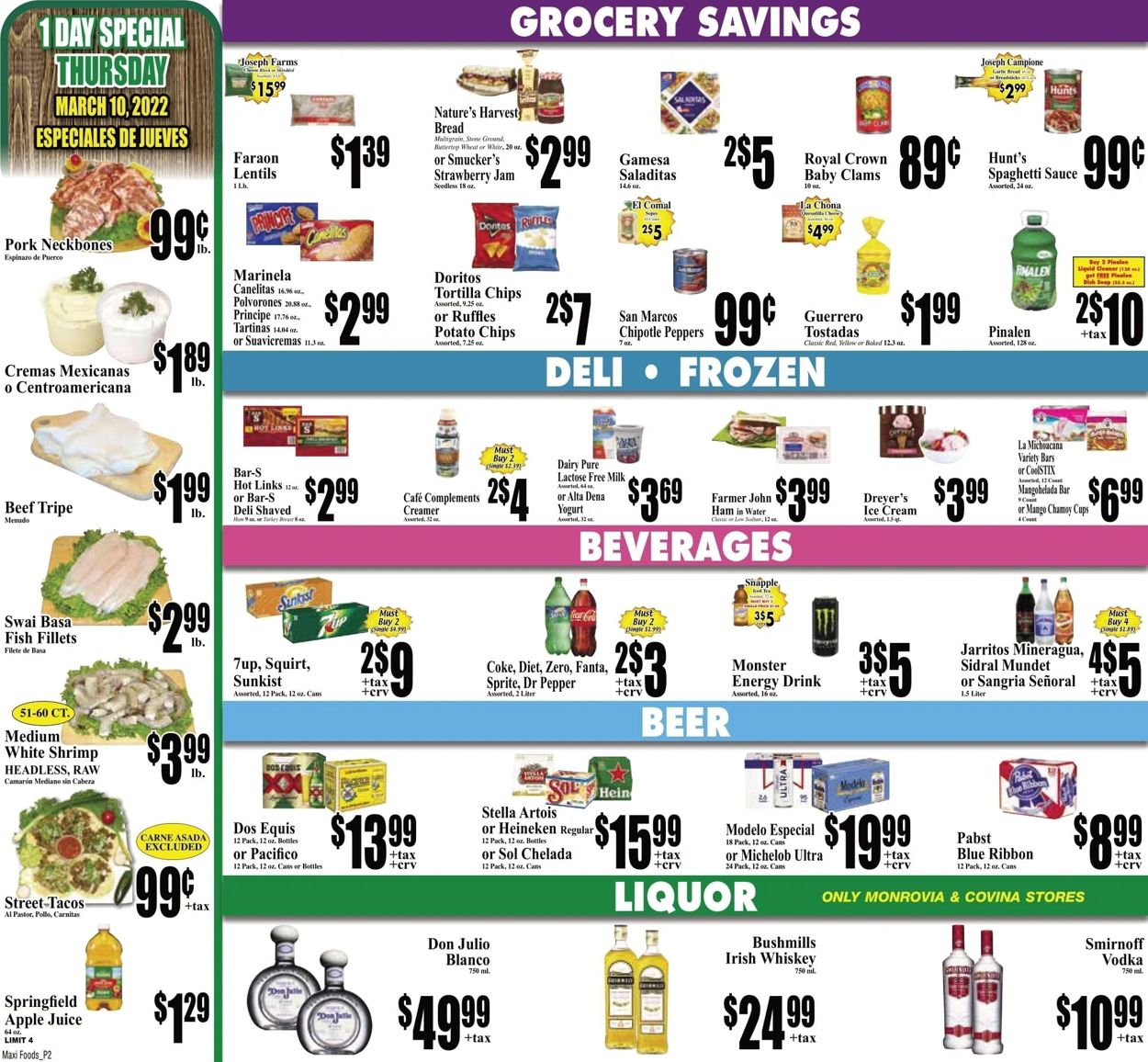 Maxi Foods Weekly Ad Circular - valid 03/09-03/15/2022 (Page 3)