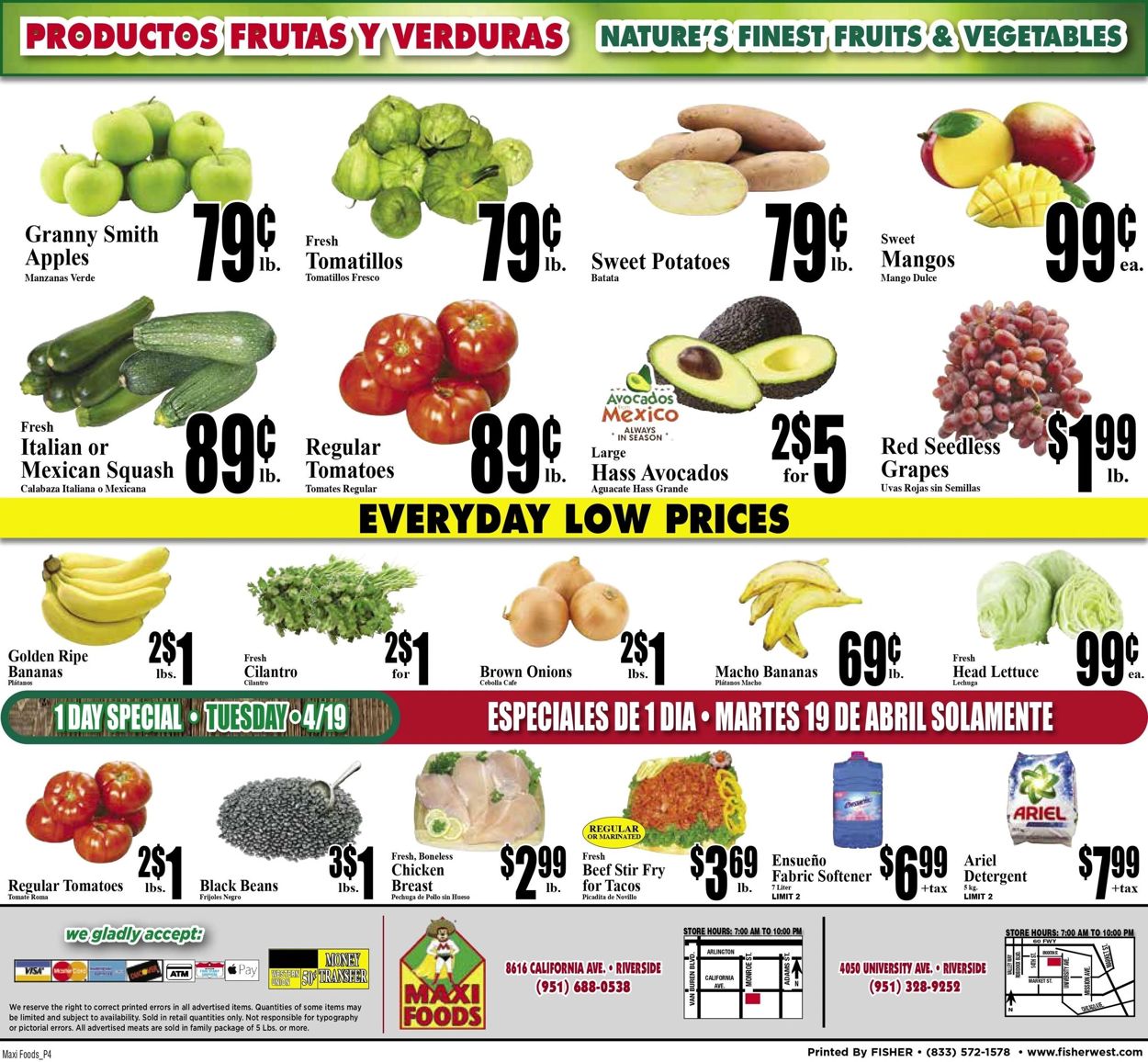 Maxi Foods EASTER 2022 Weekly Ad Circular - valid 04/13-04/19/2022 (Page 4)