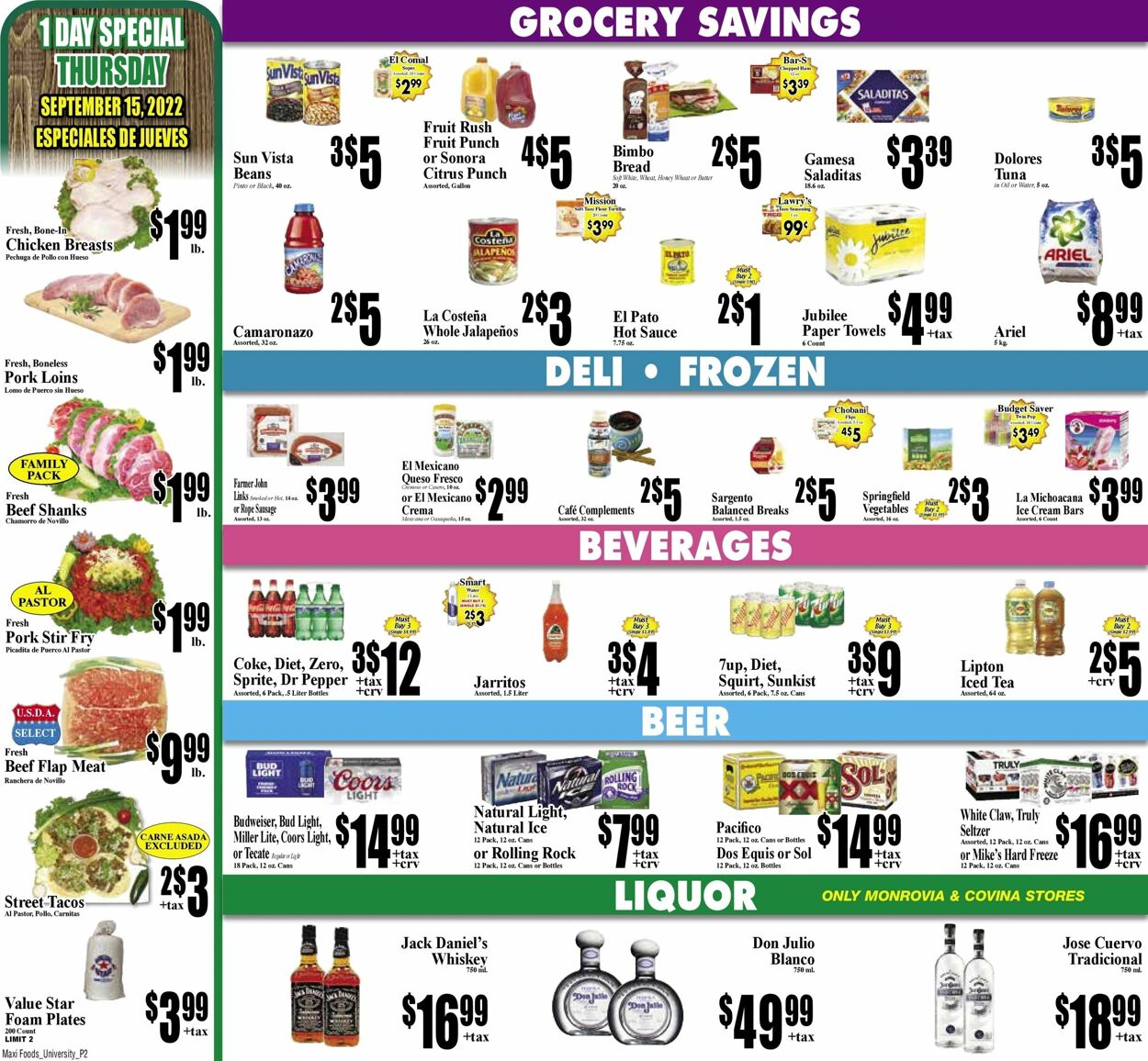 Maxi Foods Weekly Ad Circular - valid 09/14-09/20/2022 (Page 4)