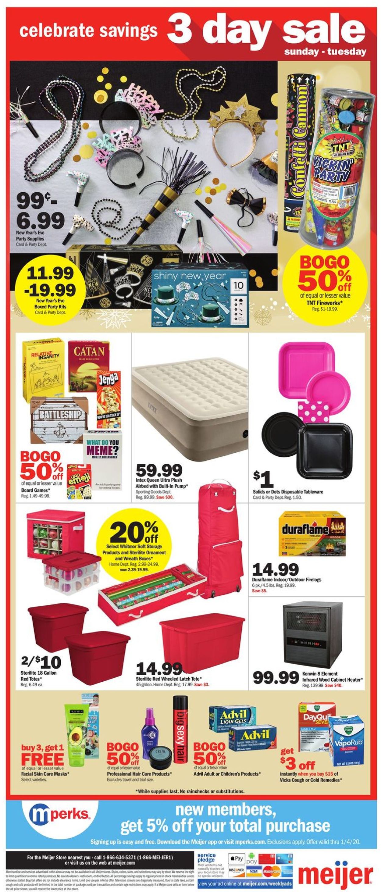 Meijer - New Year's Ad 2019 Weekly Ad Circular - valid 12/29-12/31/2019 (Page 2)