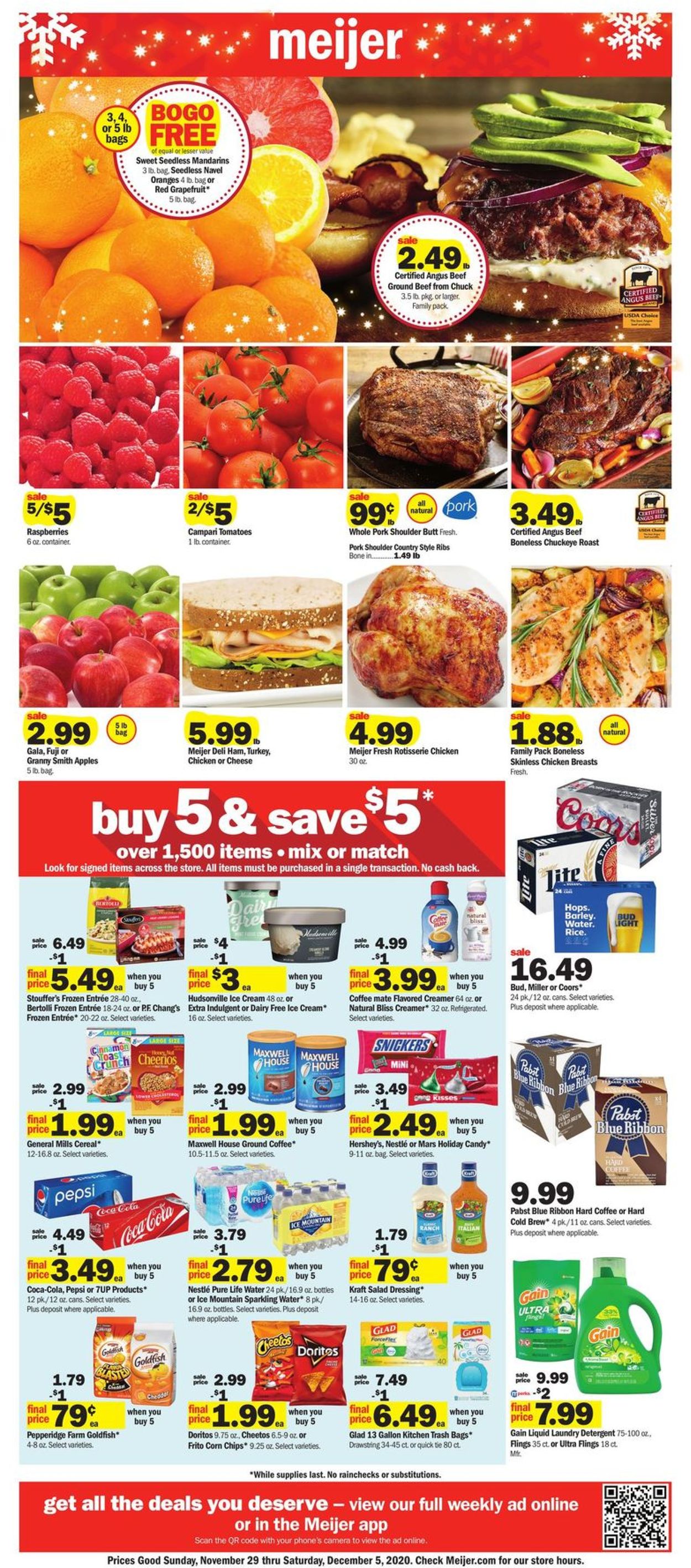 Meijer Cyber Monday 2020 Weekly Ad Circular - valid 11/29-12/05/2020