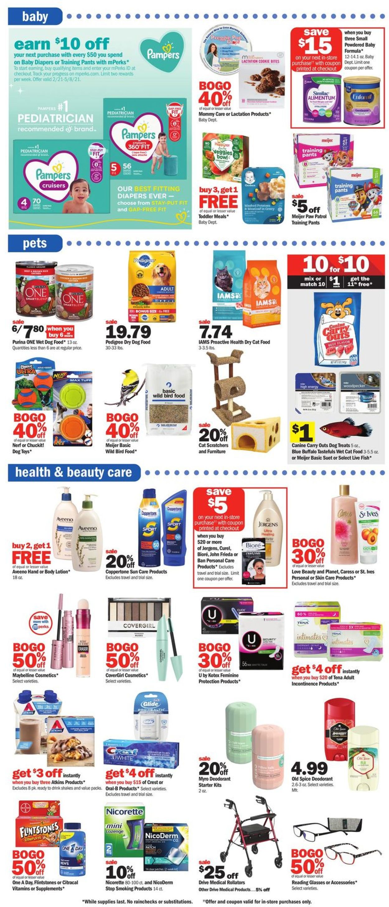 Meijer Weekly Ad Circular - valid 03/07-03/13/2021 (Page 16)
