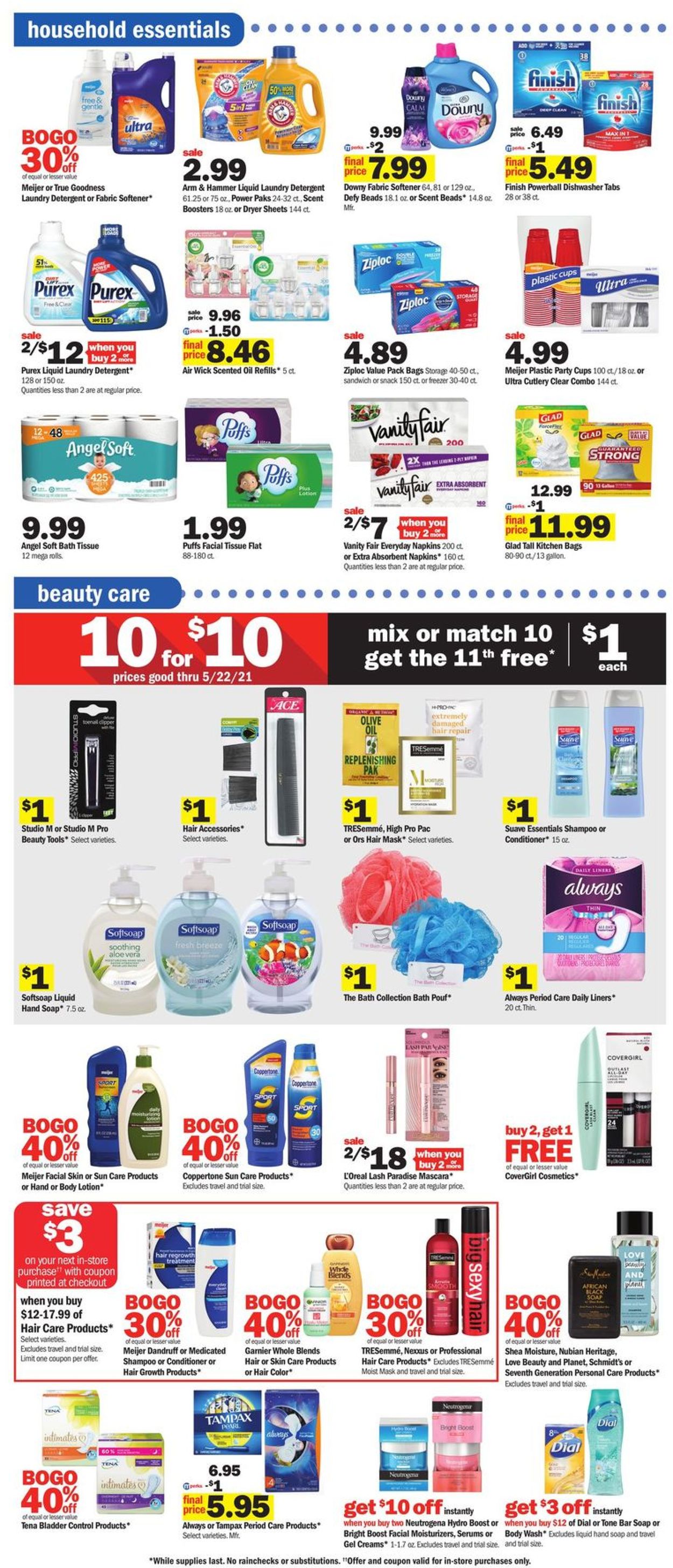 Meijer Weekly Ad Circular - valid 05/09-05/15/2021 (Page 13)
