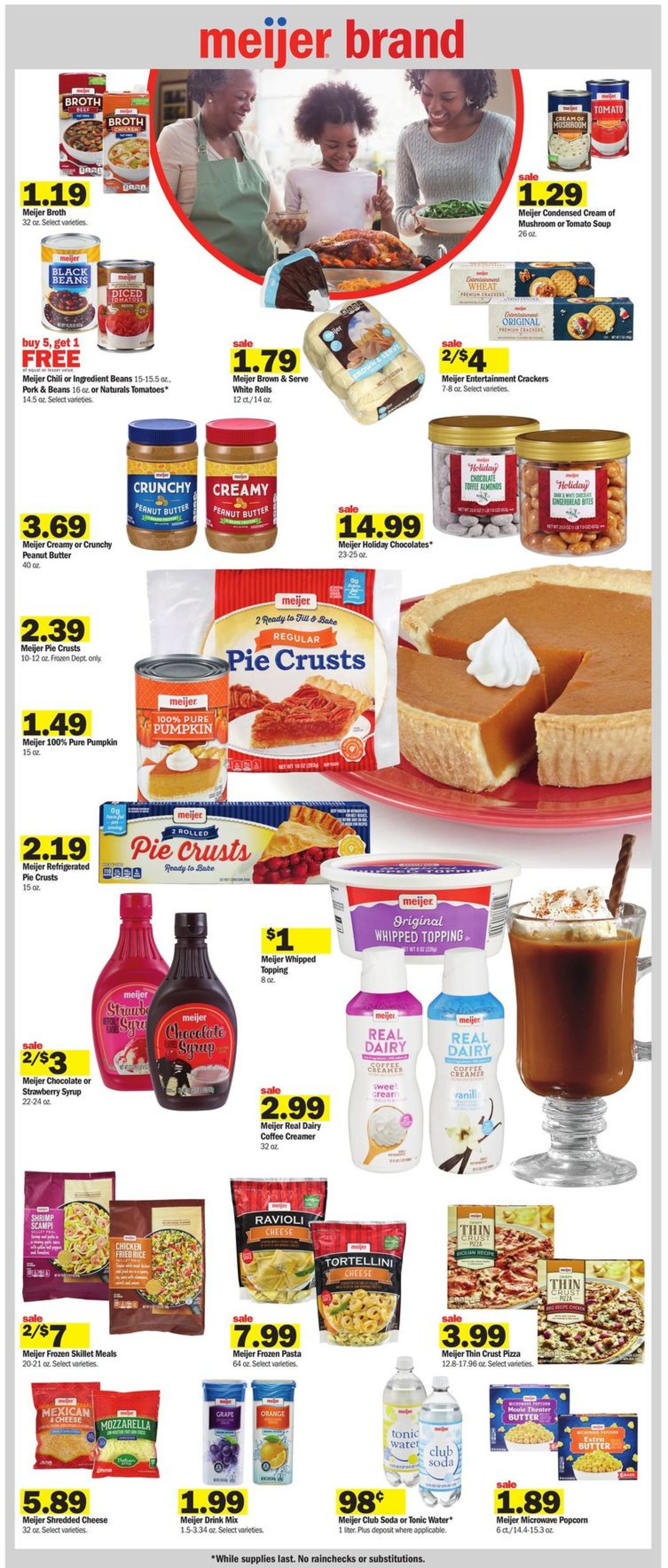 Meijer THANKSGIVING 2021 Weekly Ad Circular - valid 11/21-11/27/2021 (Page 9)