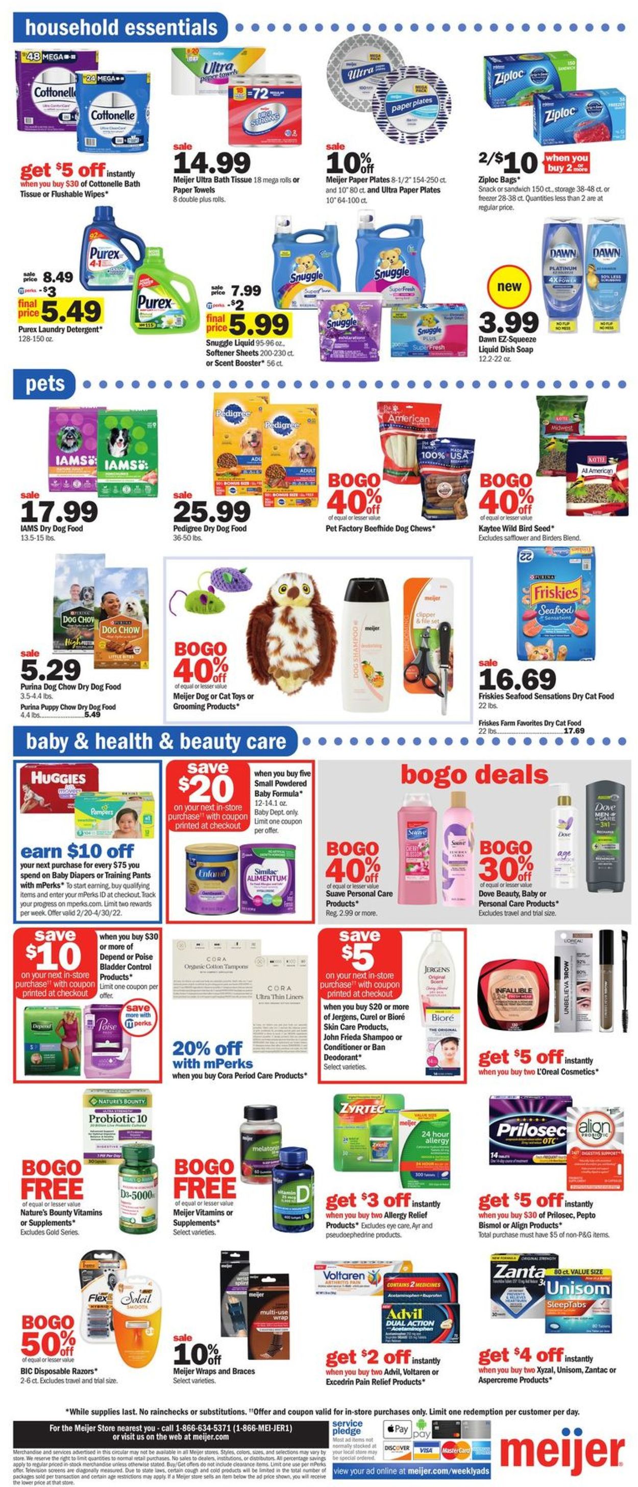 Meijer Weekly Ad Circular - valid 02/27-03/05/2022 (Page 13)