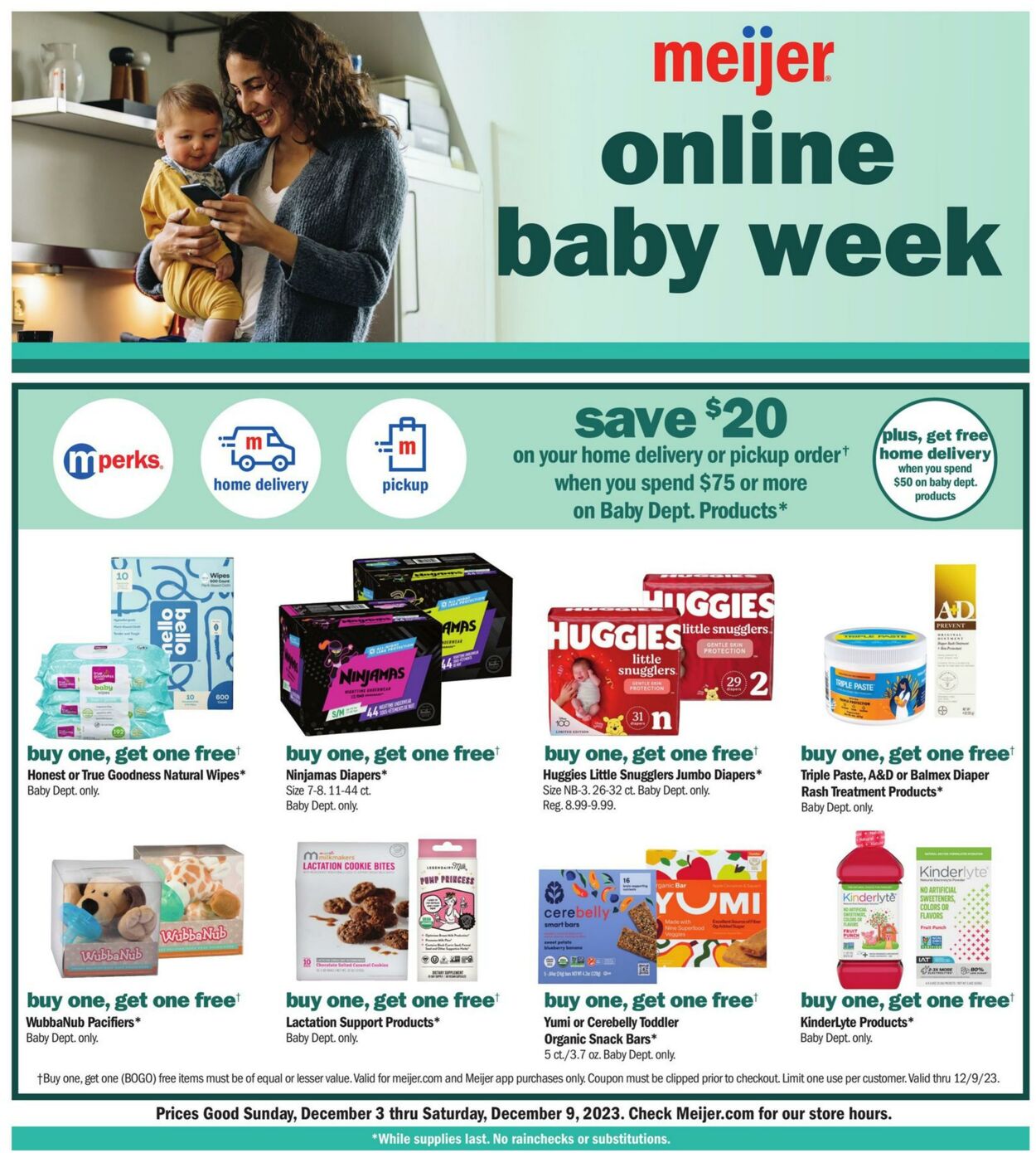 Meijer Weekly Ad Circular - valid 12/03-12/09/2023