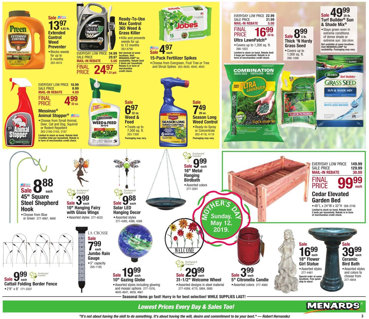 Menards Weekly Ad Circular - valid 05/05-05/11/2019 (Page 3)