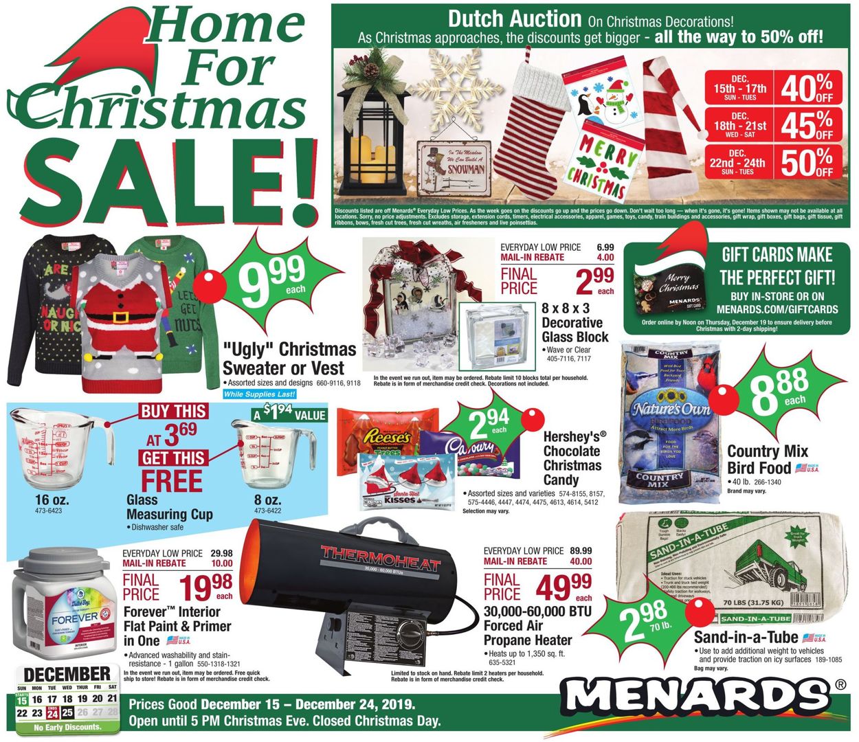 Menards - Christmas Sale Ad 2019 Weekly Ad Circular - valid 12/15-12/24/2019 (Page 3)