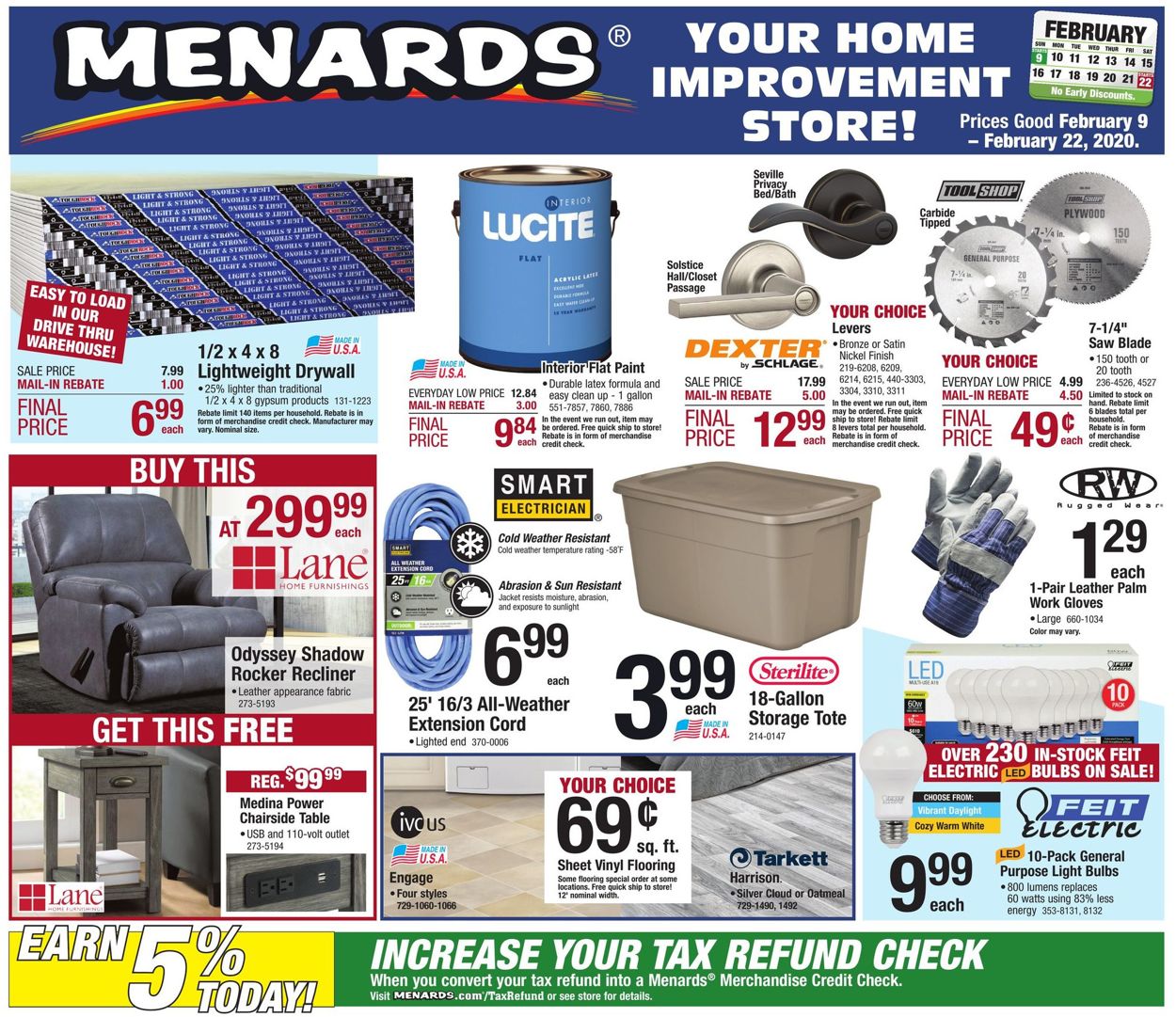 Menards Weekly Ad Circular - valid 02/09-02/22/2020 (Page 5)