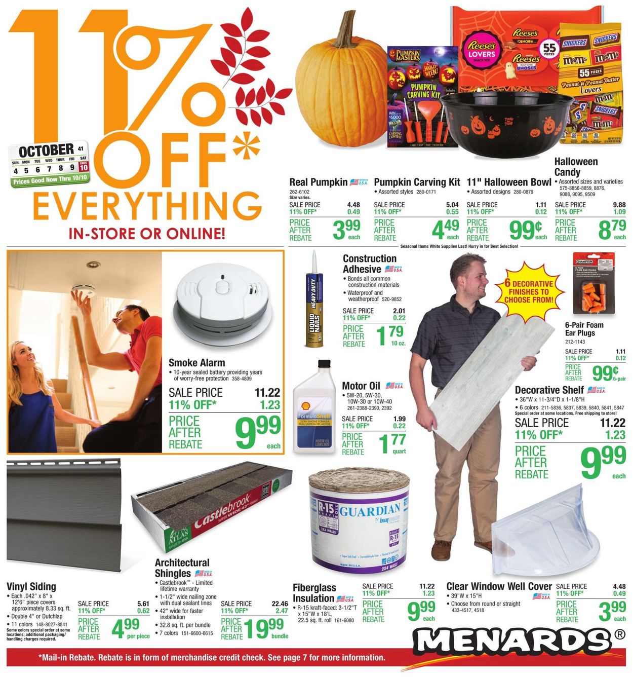 Menards Weekly Ad Circular - valid 10/04-10/10/2020