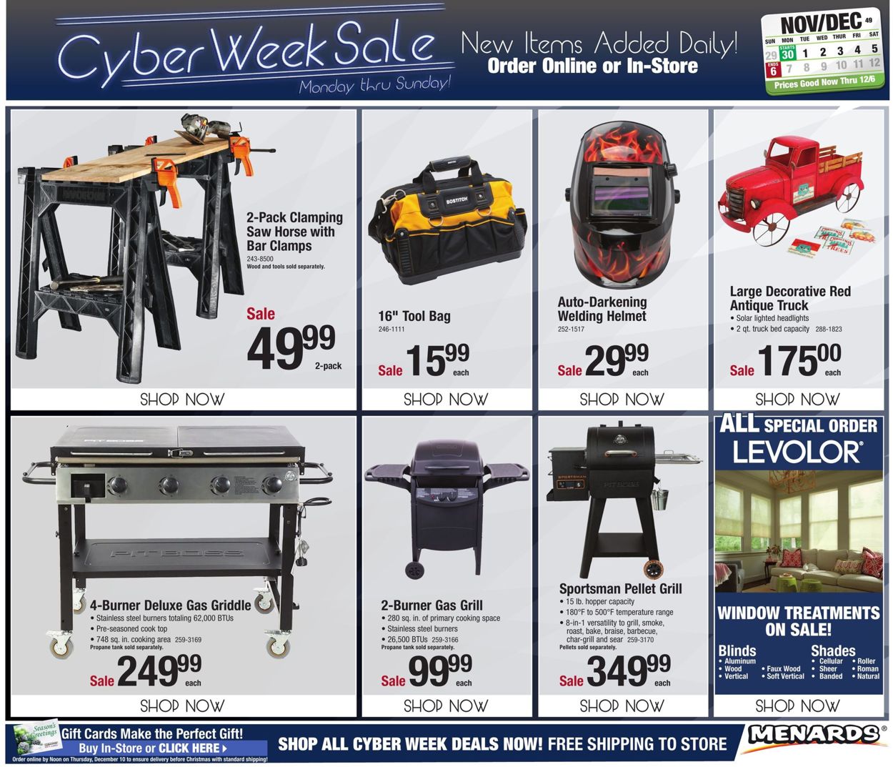 Menards Cyber Week Sale 2020 Weekly Ad Circular - valid 11/30-12/06/2020 (Page 5)