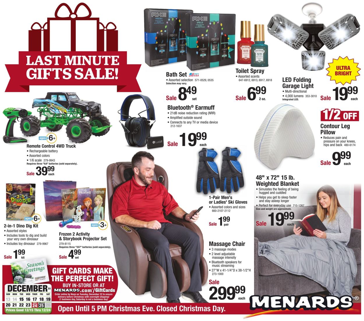 Menards Last Minute Gift Sale 2020 Weekly Ad Circular - valid 12/15-12/24/2020