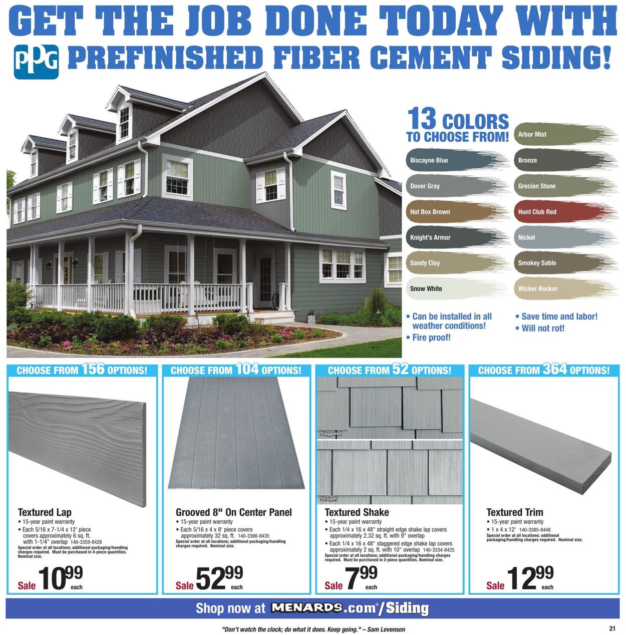 Menards Project Day Sale 2021 Weekly Ad Circular - valid 01/03-01/16/2021 (Page 21)