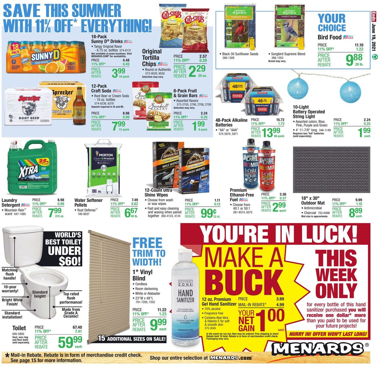Menards Weekly Ad Circular - valid 06/09-06/19/2021 (Page 19)