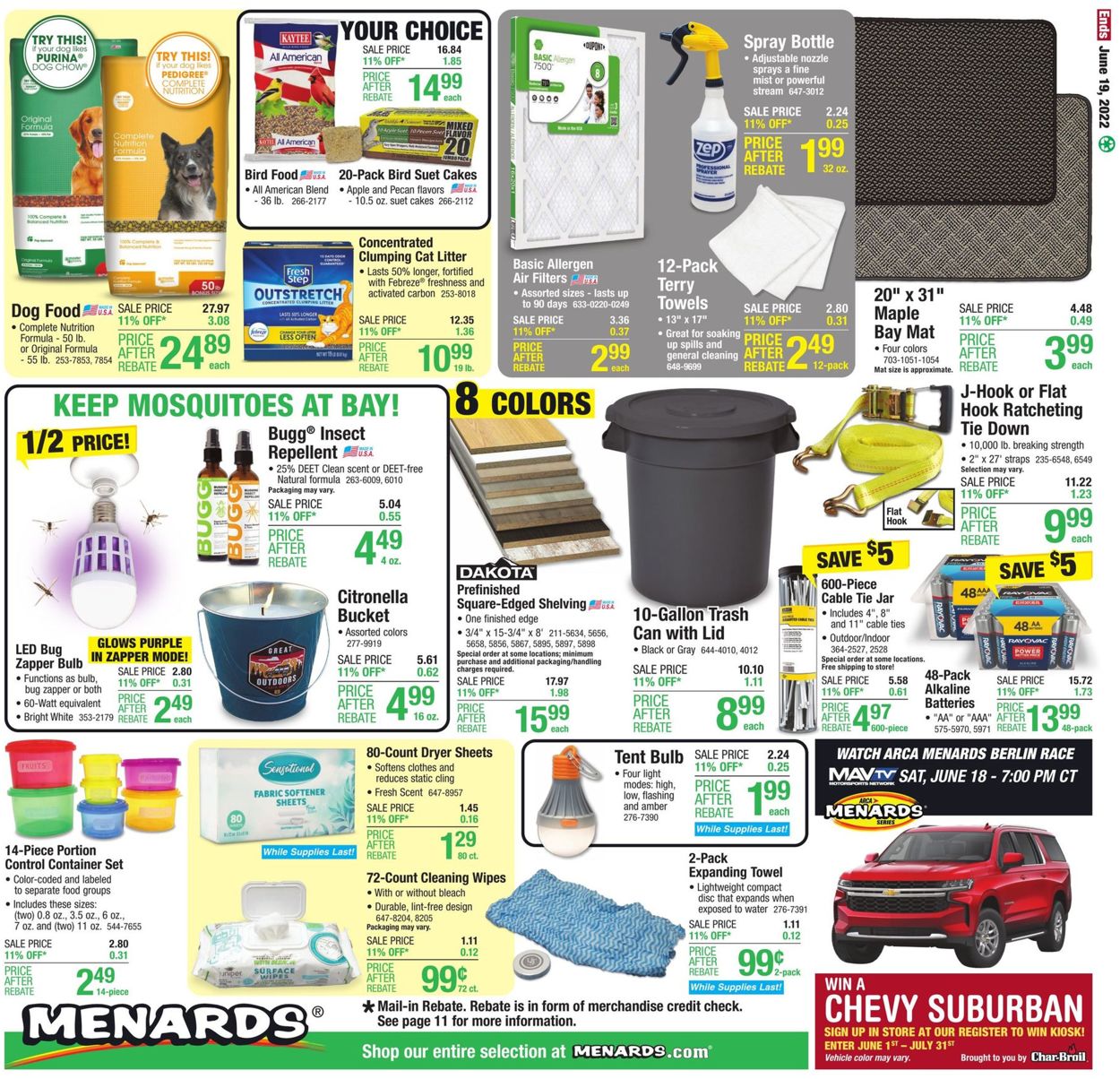 Menards Weekly Ad Circular - valid 06/09-06/19/2022 (Page 19)