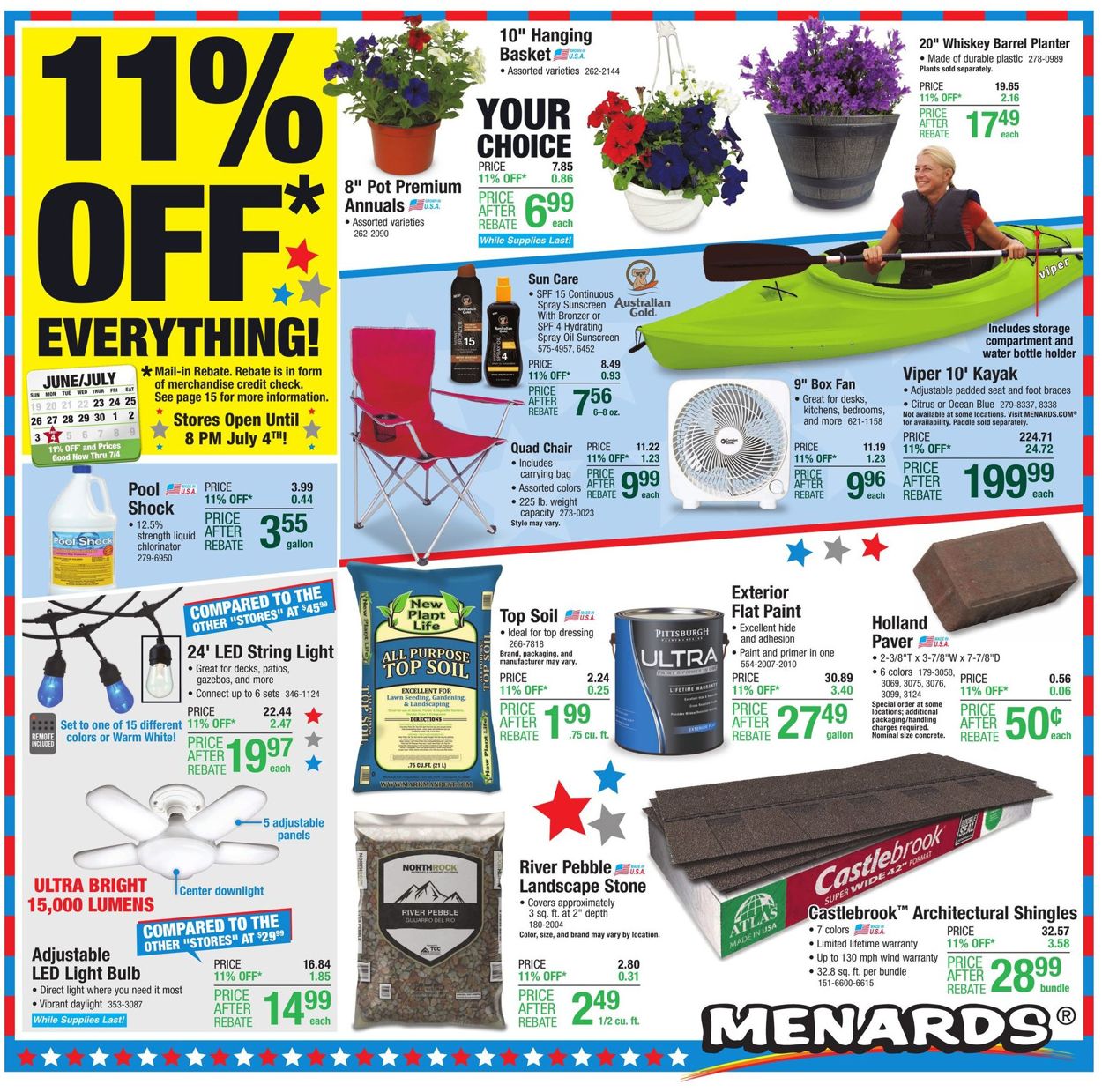 Menards - 4th of July Sale Weekly Ad Circular - valid 06/23-07/04/2022