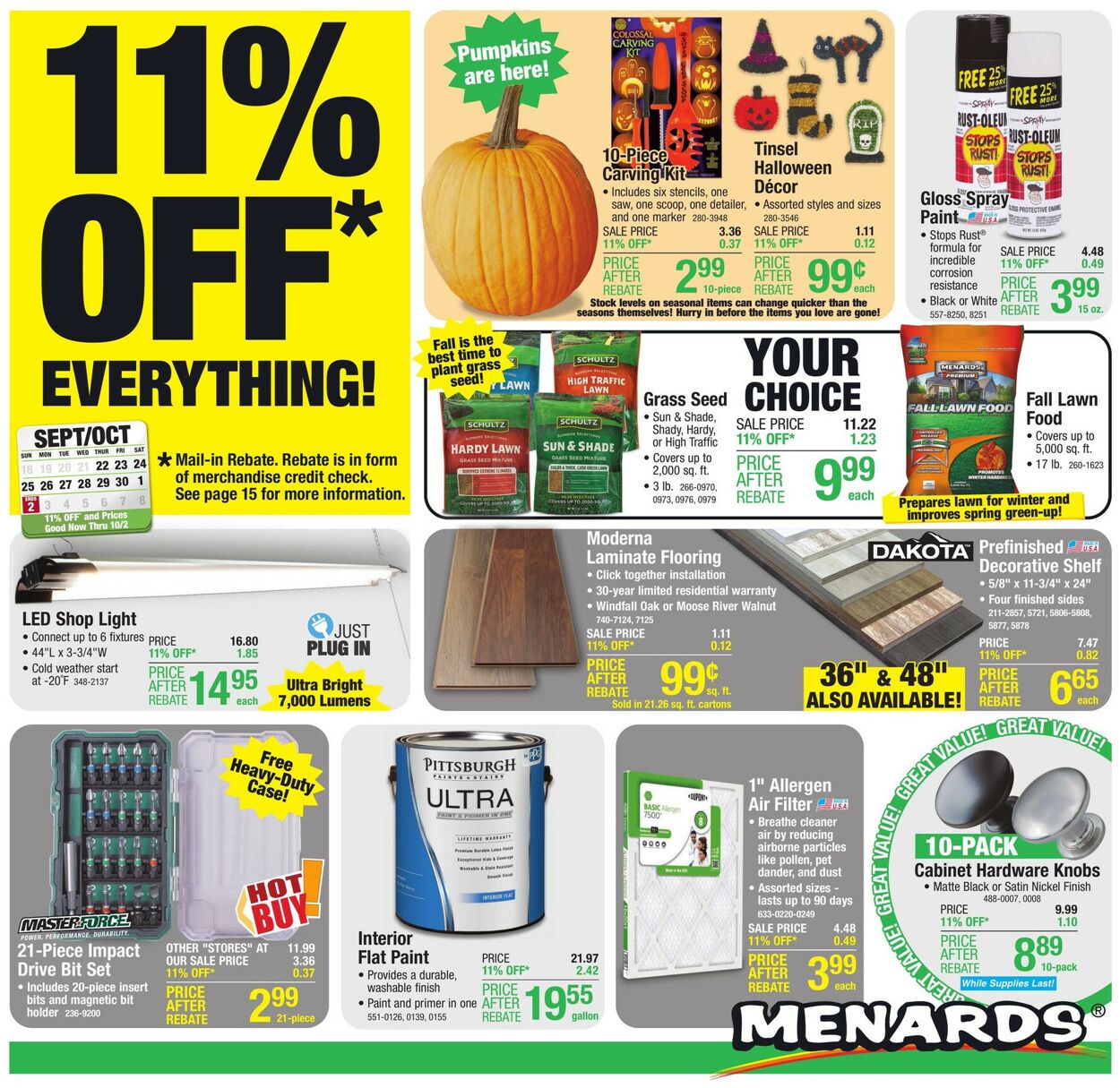Menards Weekly Ad Circular - valid 09/22-10/02/2022