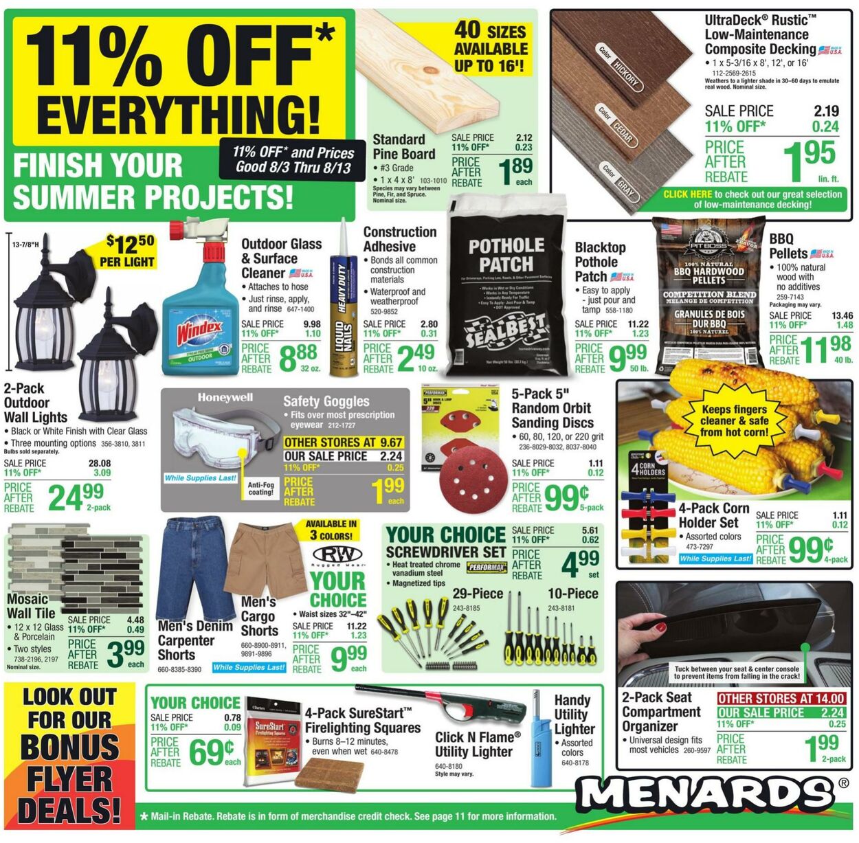 Menards Weekly Ad Circular - valid 08/03-08/13/2023