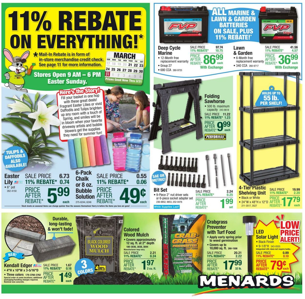 Menards Weekly Ad Circular - valid 03/21-03/31/2024
