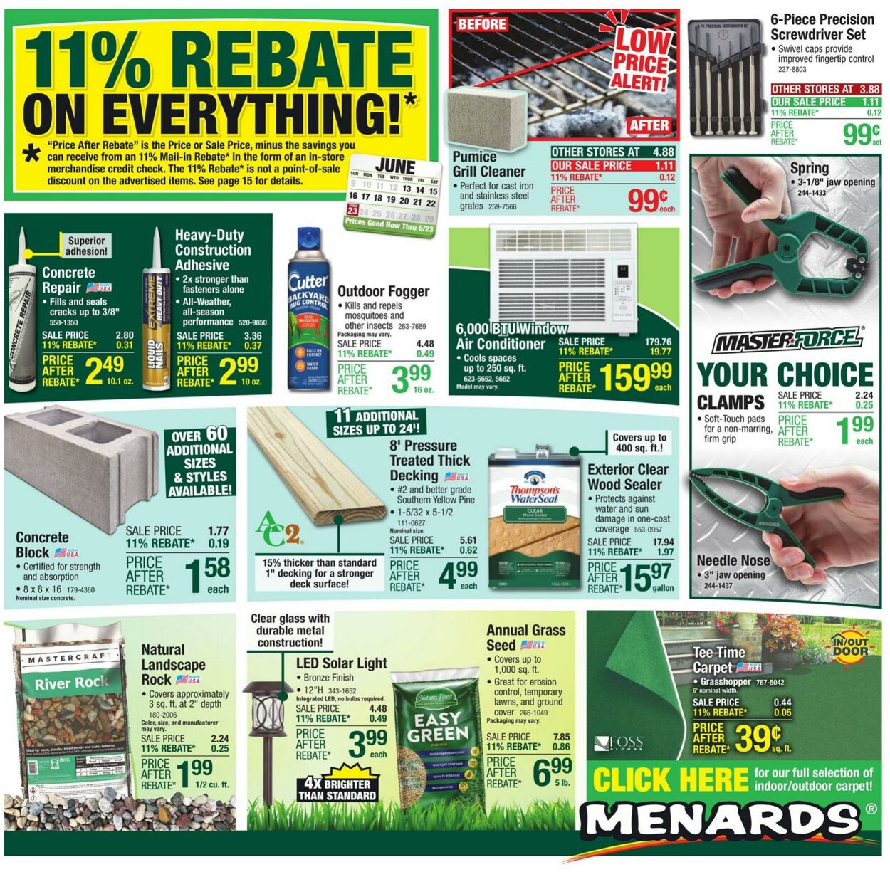 Menards Weekly Ad Circular - valid 06/12-06/23/2024
