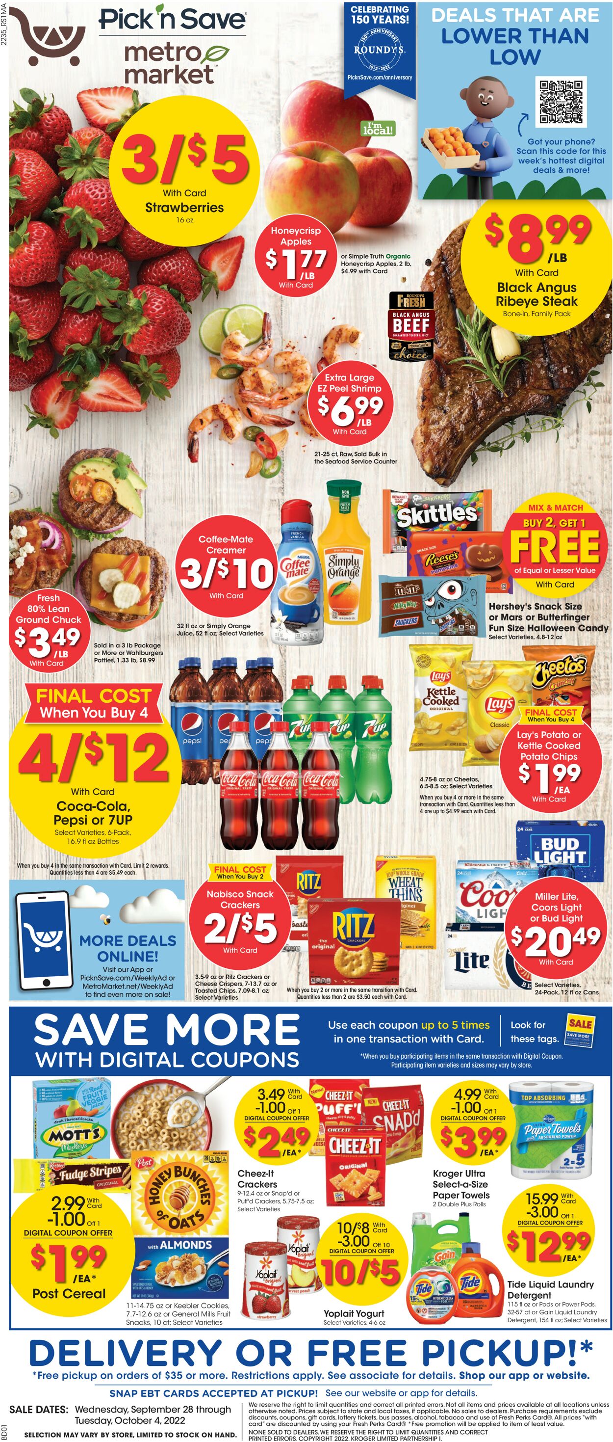 Metro Market Weekly Ad Circular - valid 09/28-10/04/2022