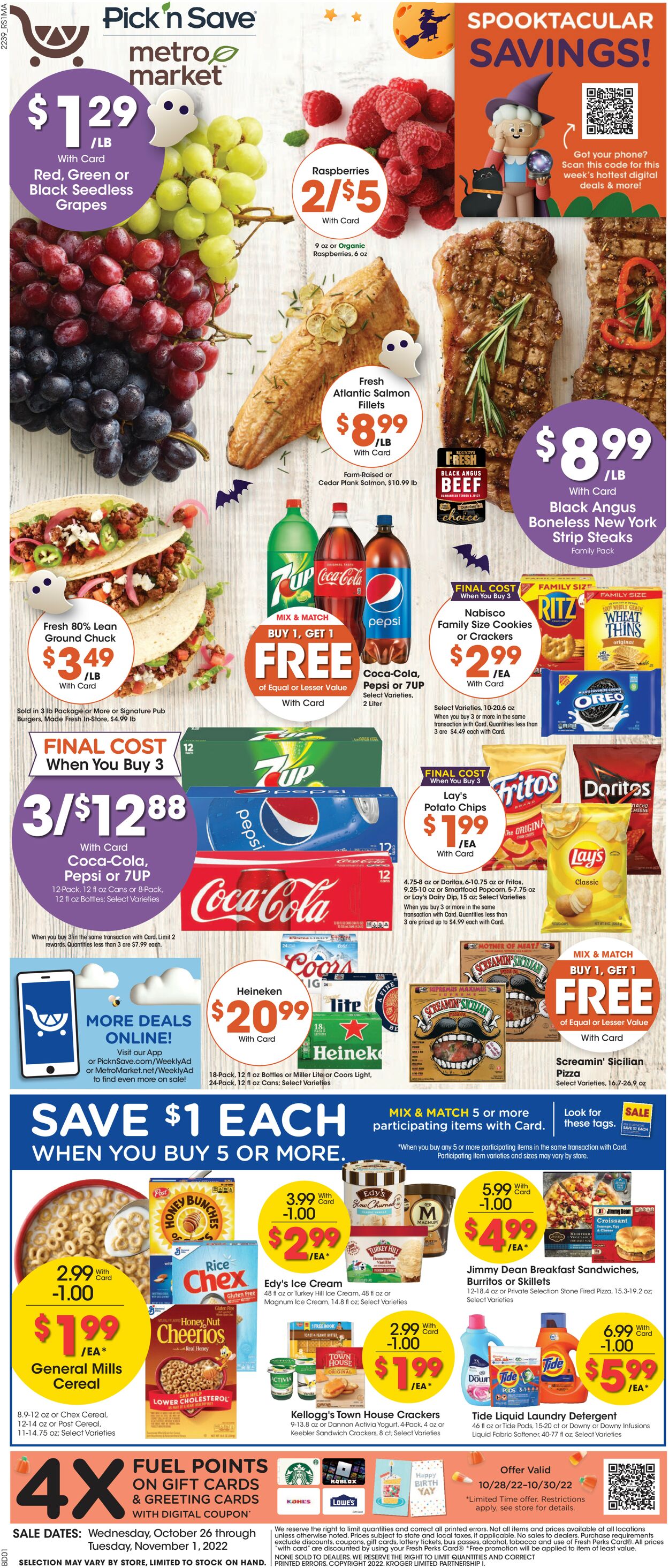 Metro Market Weekly Ad Circular - valid 10/26-11/01/2022